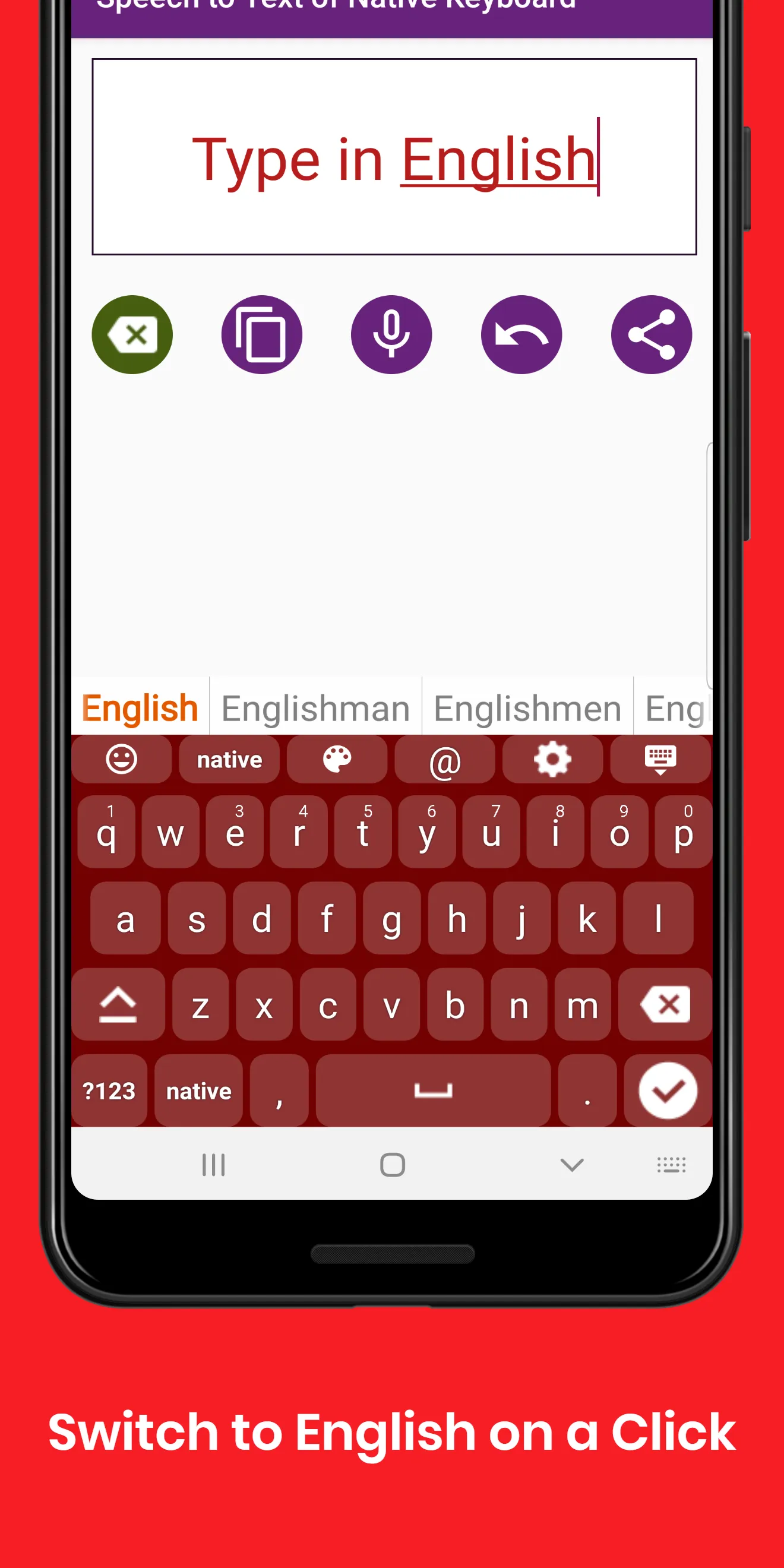 Hawaiian English Keyboard | Indus Appstore | Screenshot