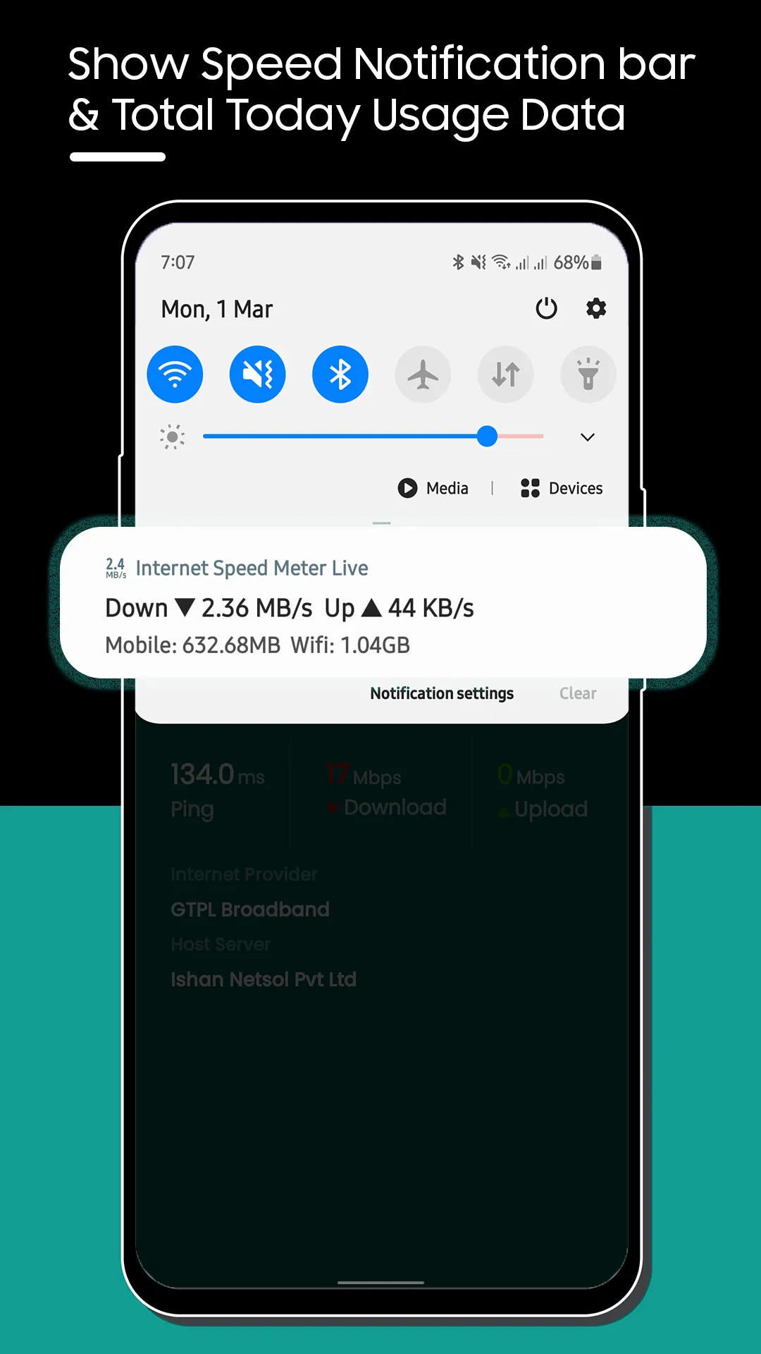 Internet Speed Meter Live | Indus Appstore | Screenshot