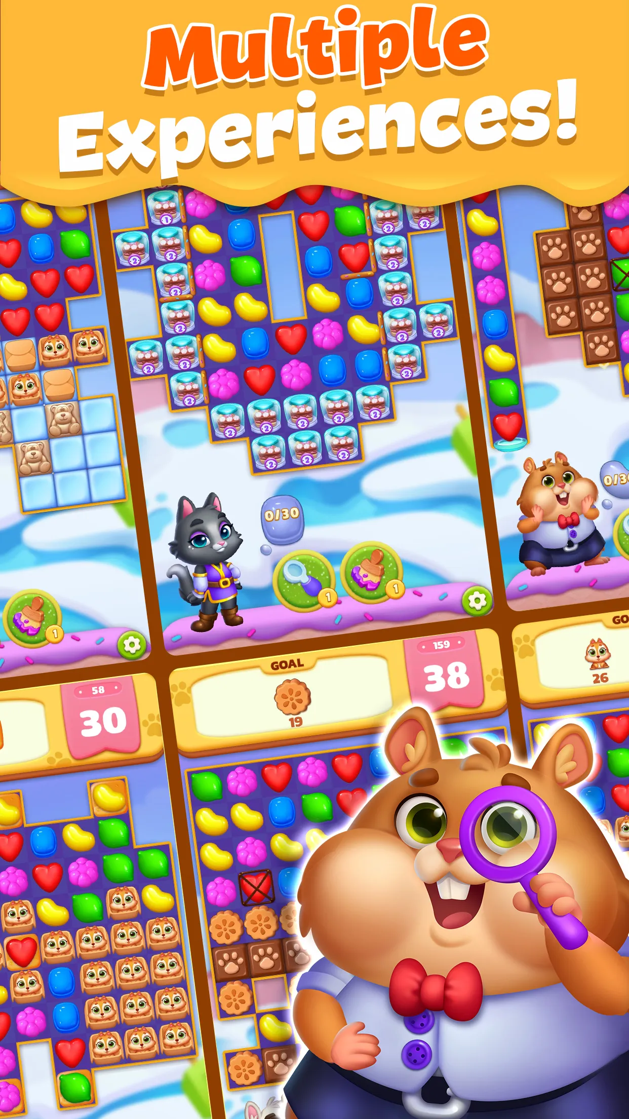 Pet Candy Puzzle-Match 3 games | Indus Appstore | Screenshot