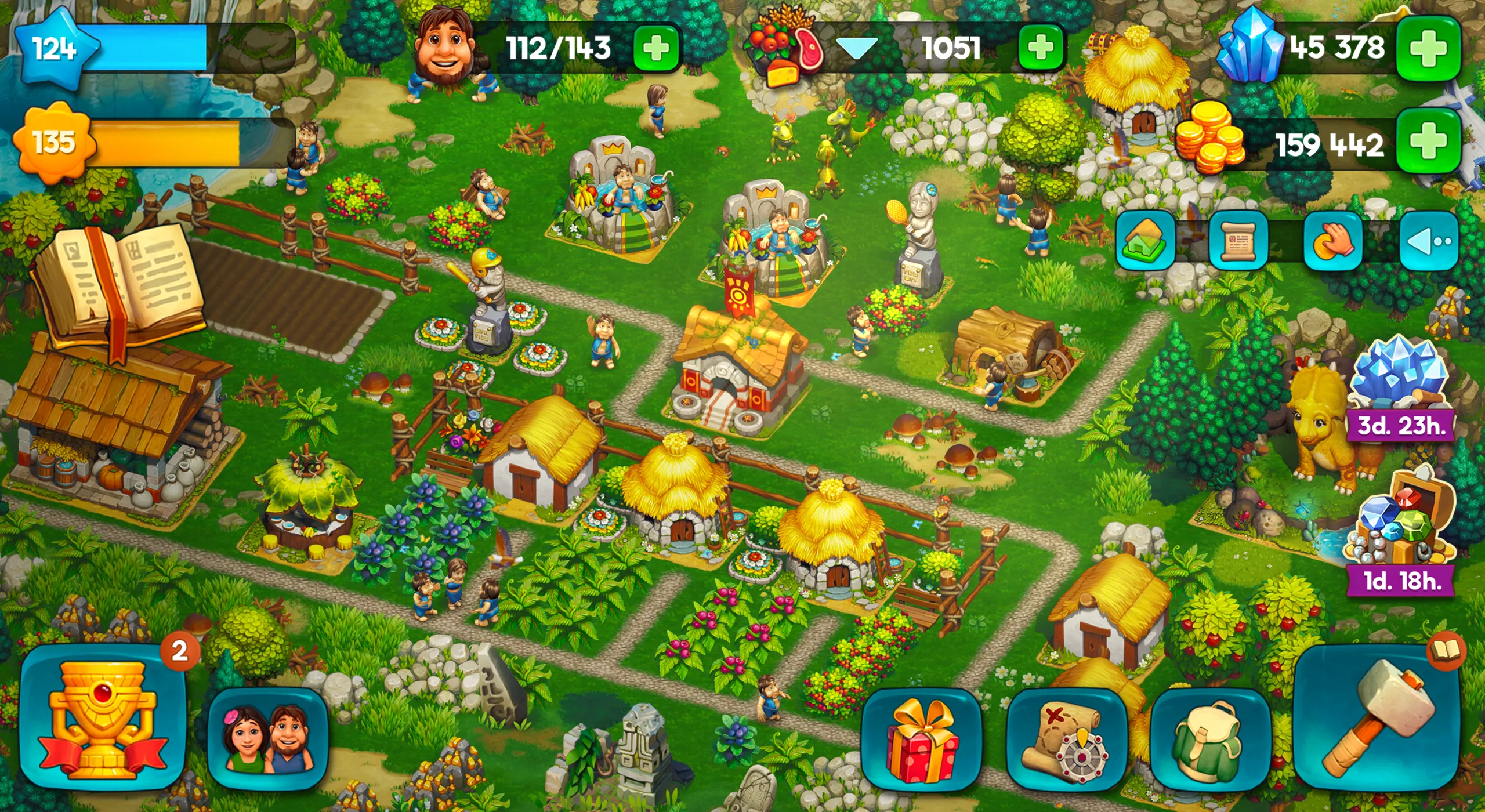 The Tribez: Build a Village | Indus Appstore | Screenshot