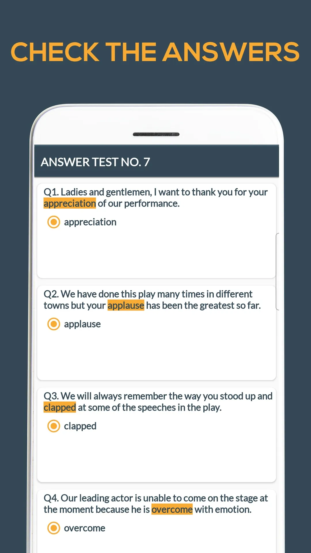 TOEIC Grammar Test | Indus Appstore | Screenshot