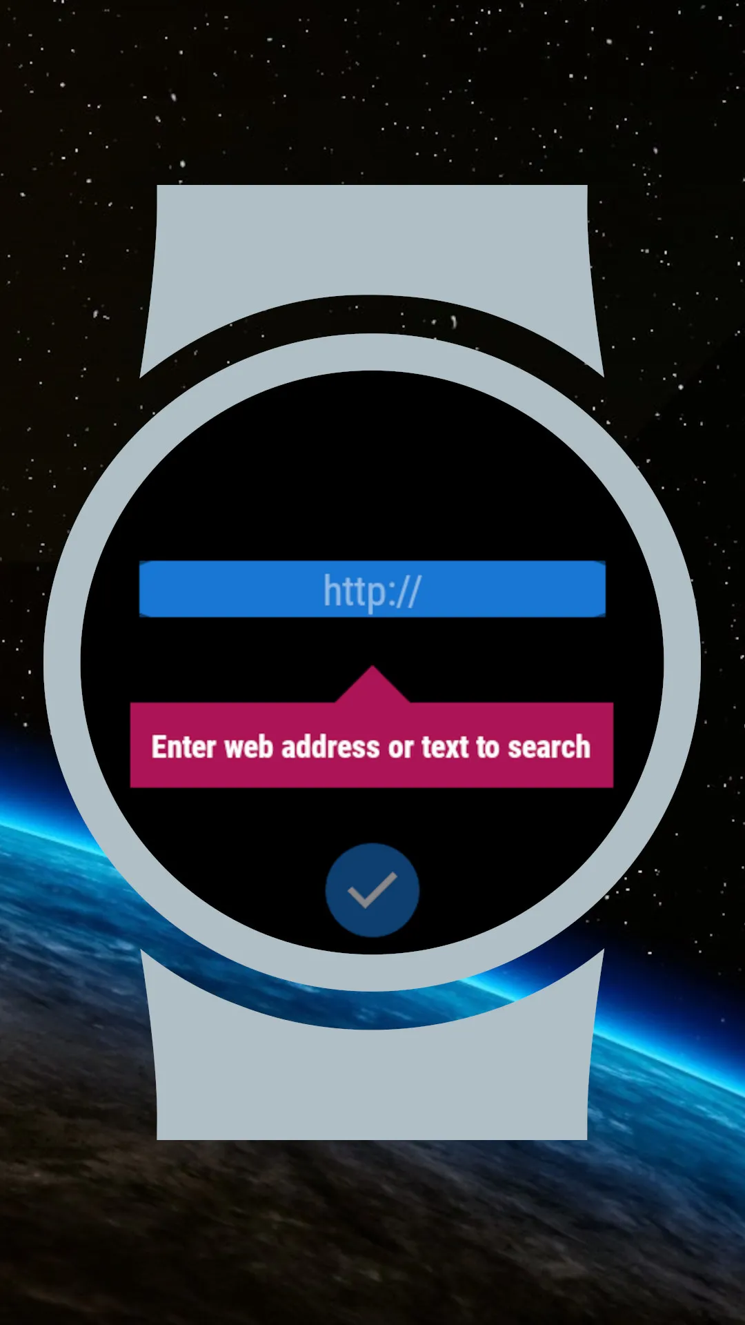 Mini Web Browser (Wear OS) | Indus Appstore | Screenshot