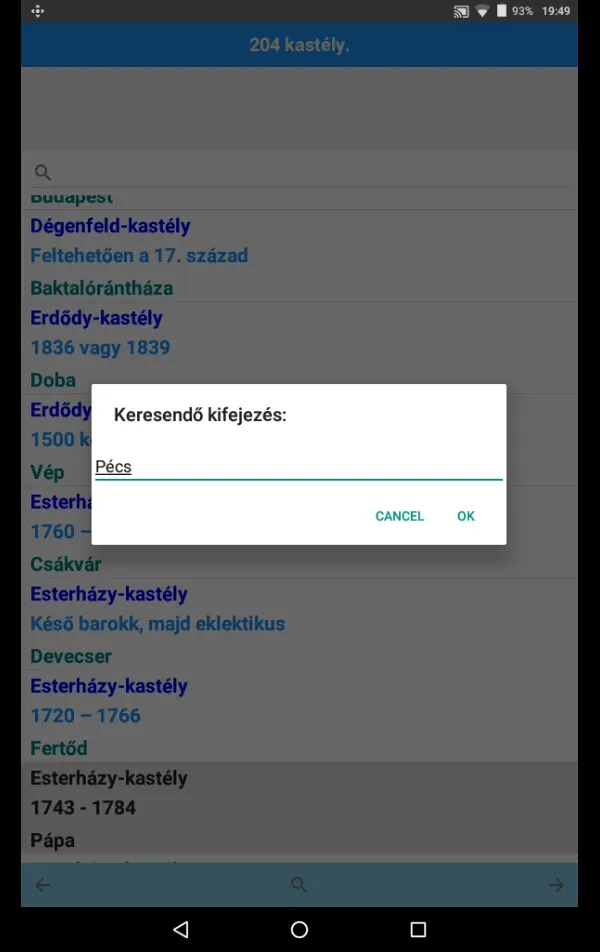 Magyarországi Kastélyok | Indus Appstore | Screenshot