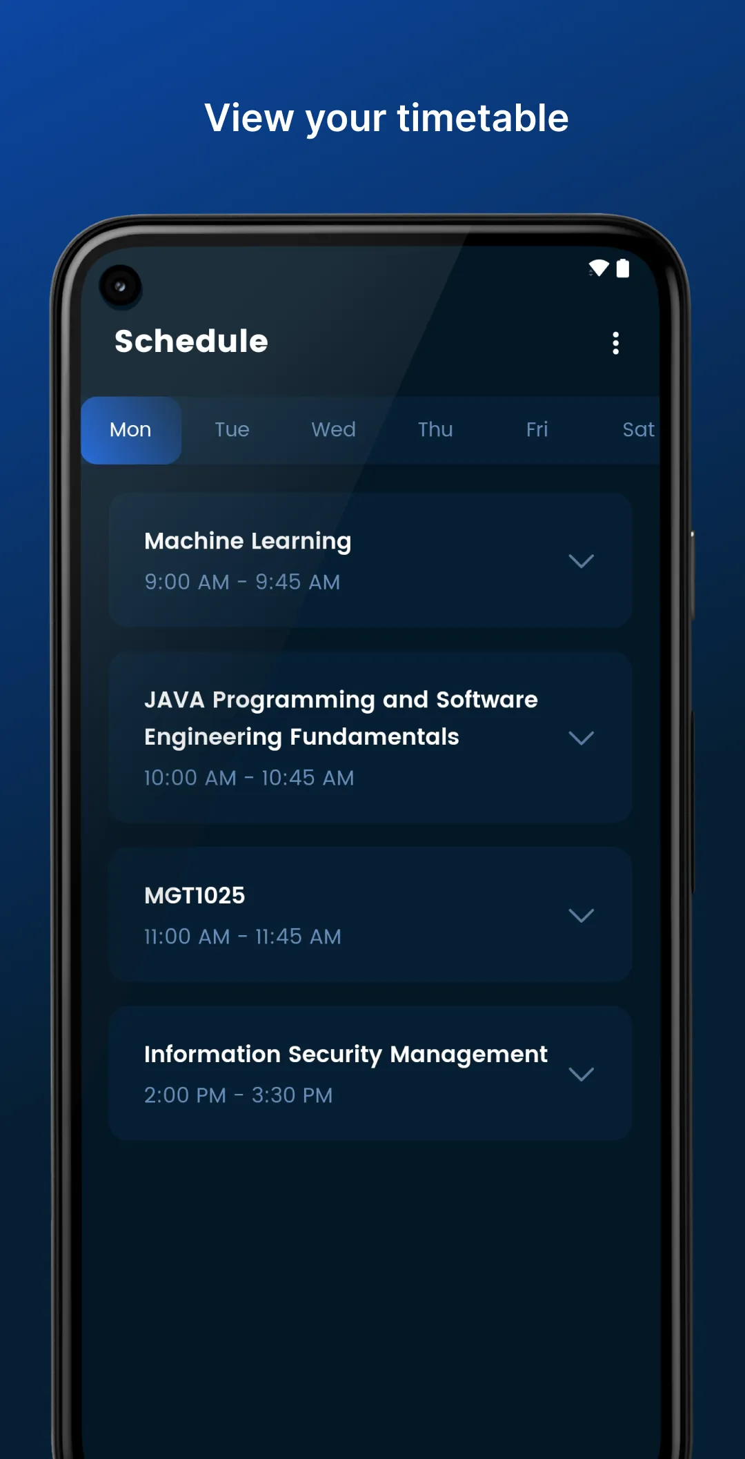 VITTY - VIT Timetable App | Indus Appstore | Screenshot