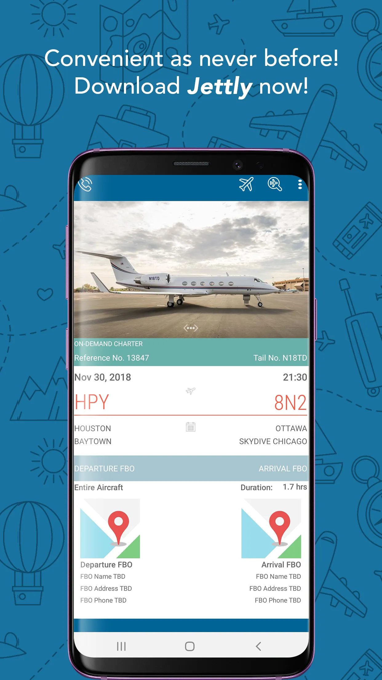 Jettly: Private Jet Charter | Indus Appstore | Screenshot