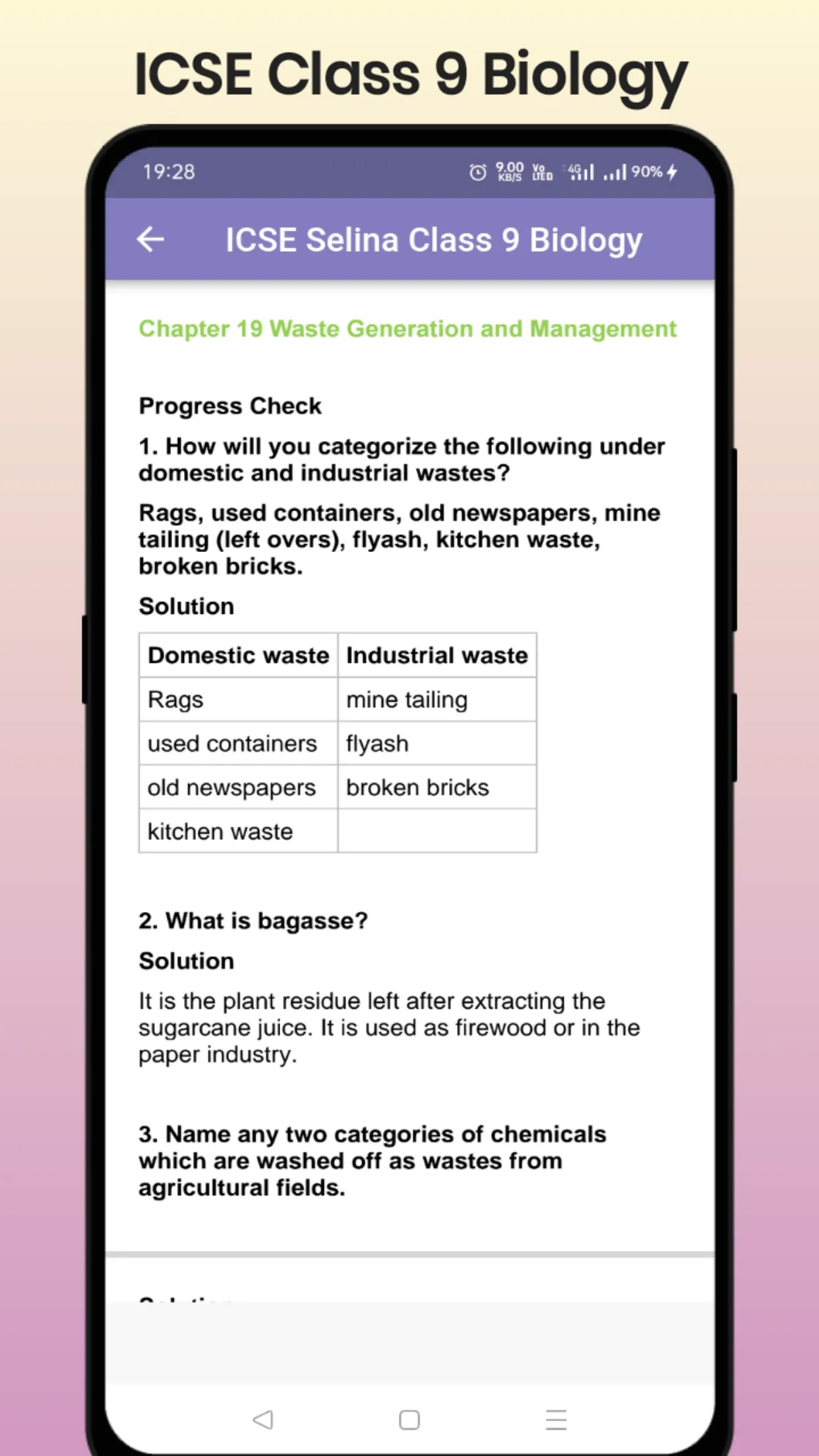 ICSE Selina Class 9 Biology | Indus Appstore | Screenshot