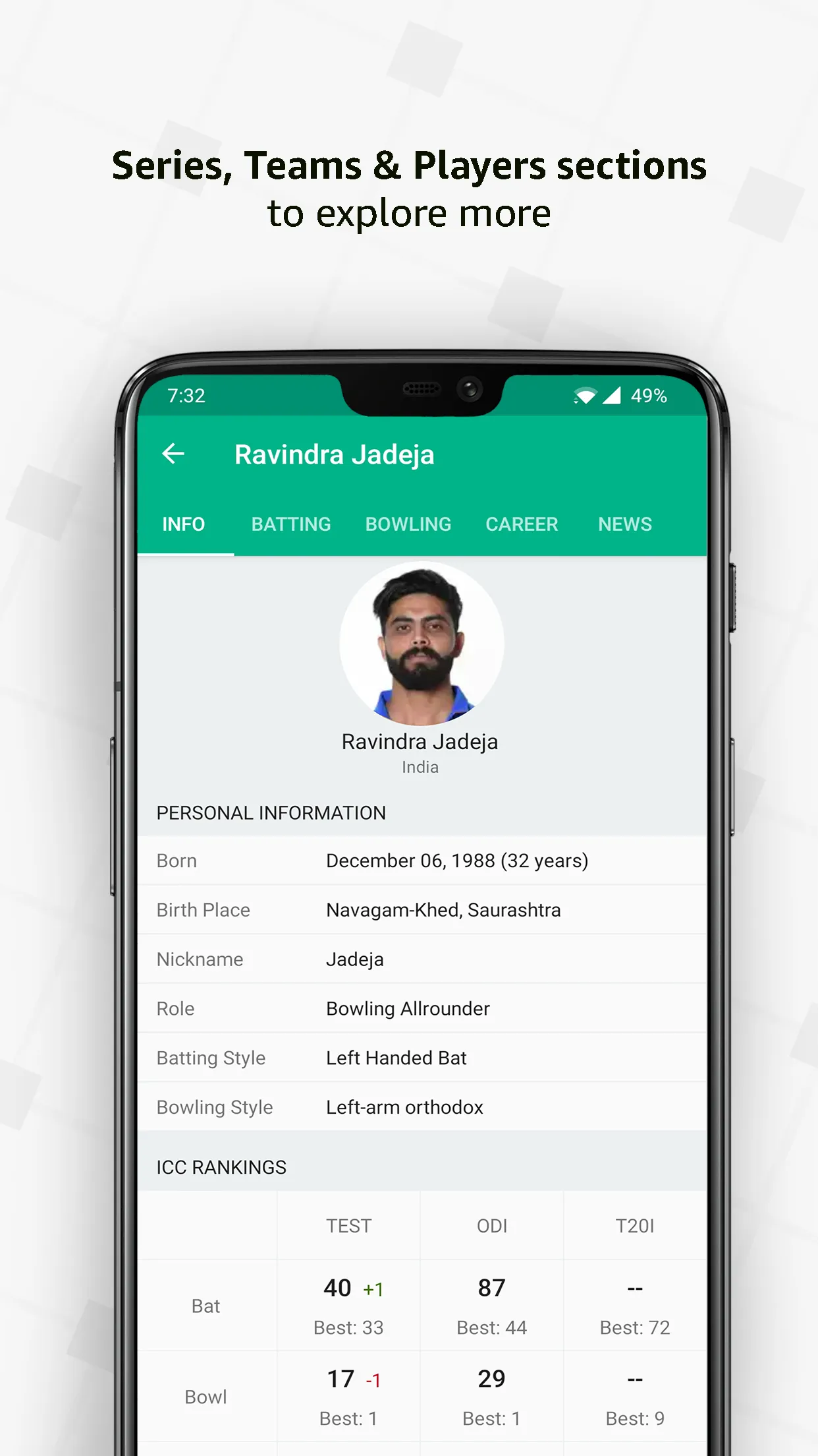 Cricbuzz - Live Cricket Scores | Indus Appstore | Screenshot