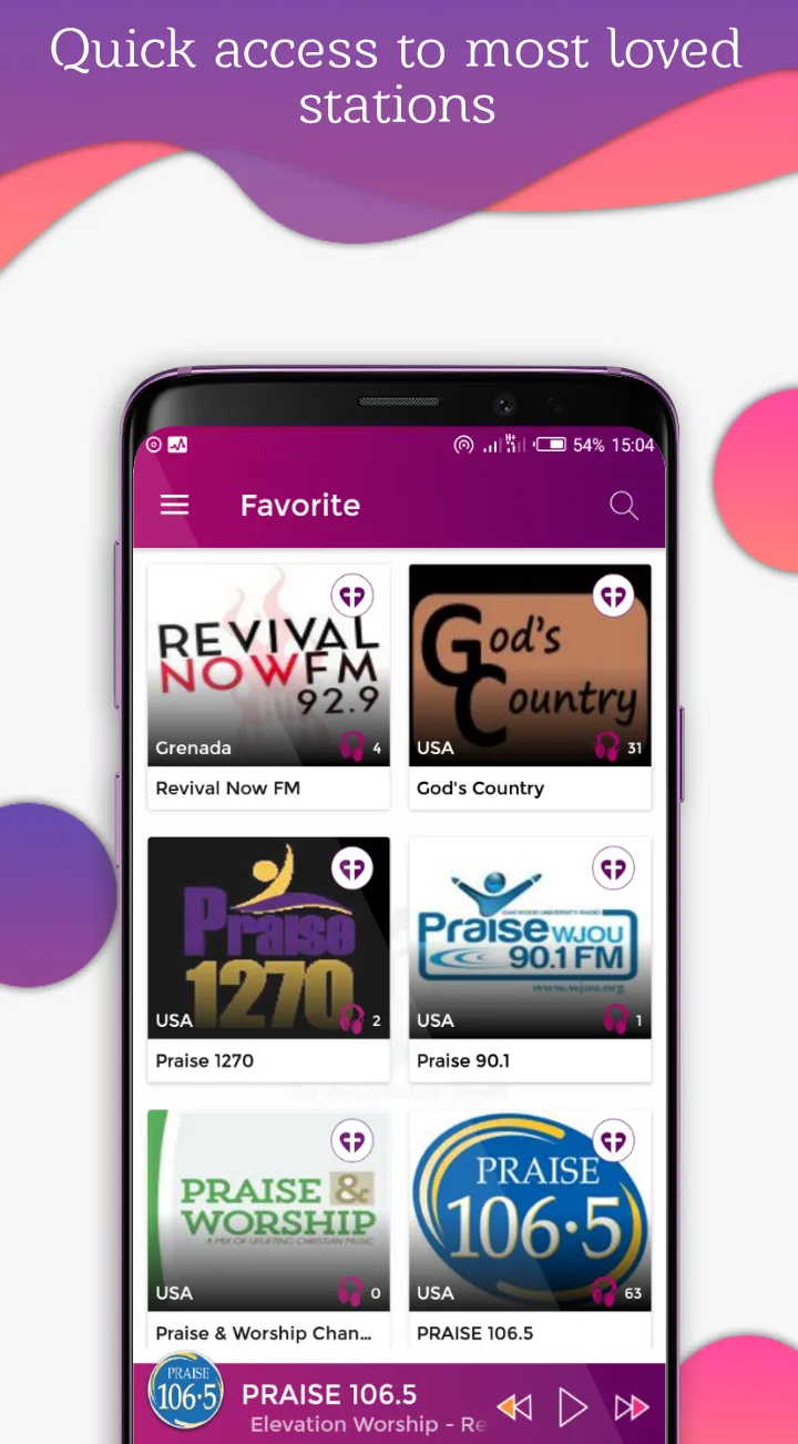 Great Gospel Songs & Radio Sta | Indus Appstore | Screenshot