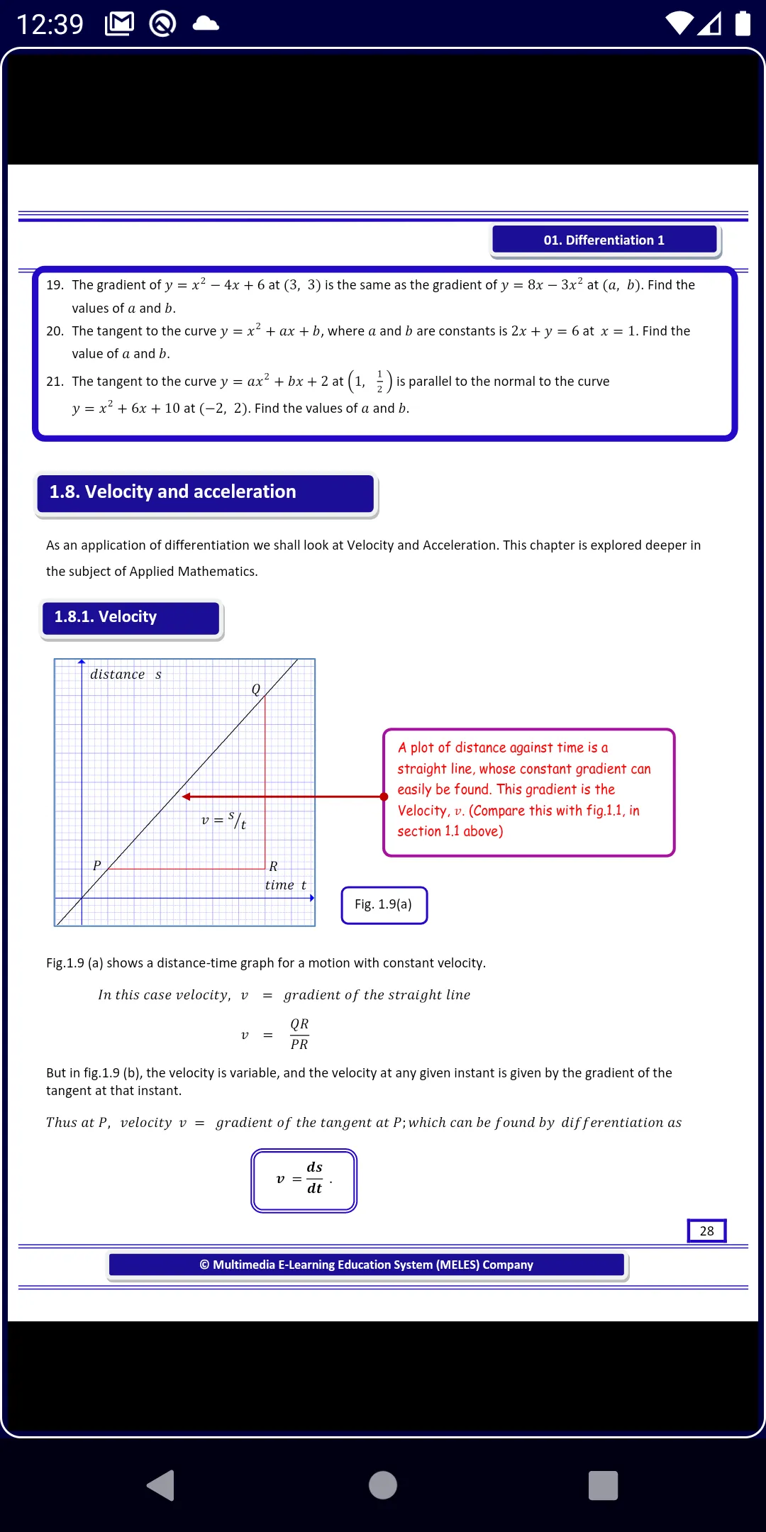 Differentiation-1 Pure Math | Indus Appstore | Screenshot