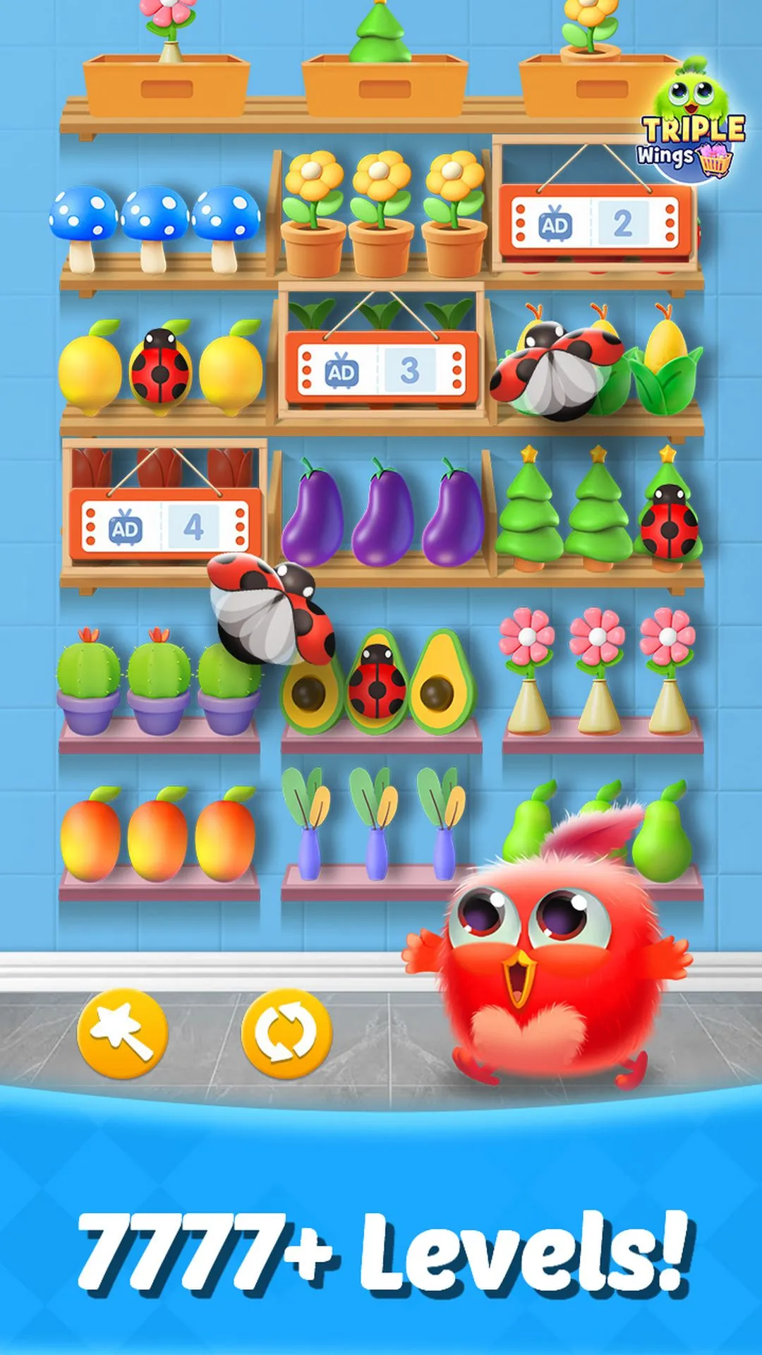 Triple Wings: Goods Sort Game | Indus Appstore | Screenshot