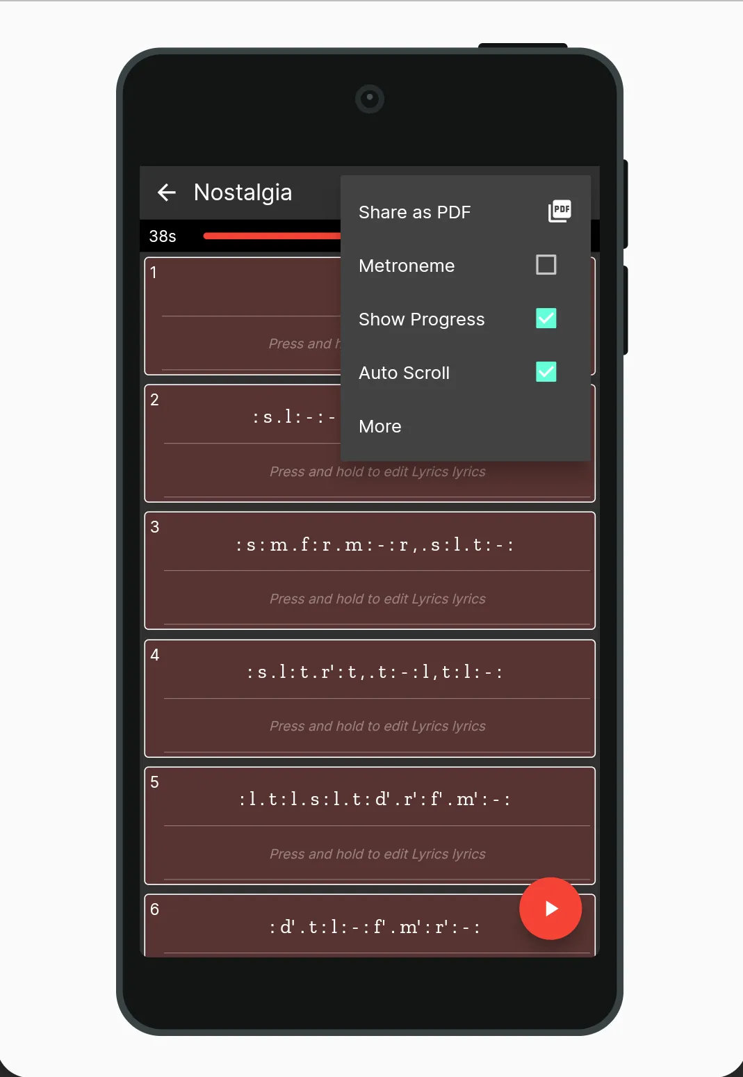 Solfacity - Tonic Solfa Editor | Indus Appstore | Screenshot