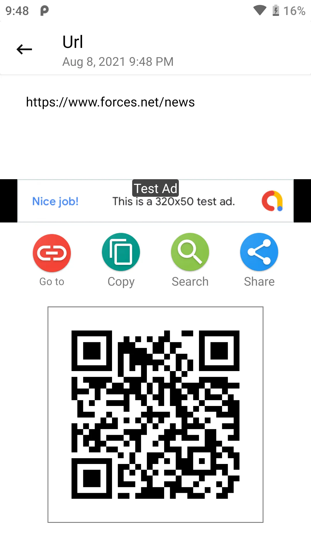 QR Scanner for Android | Indus Appstore | Screenshot