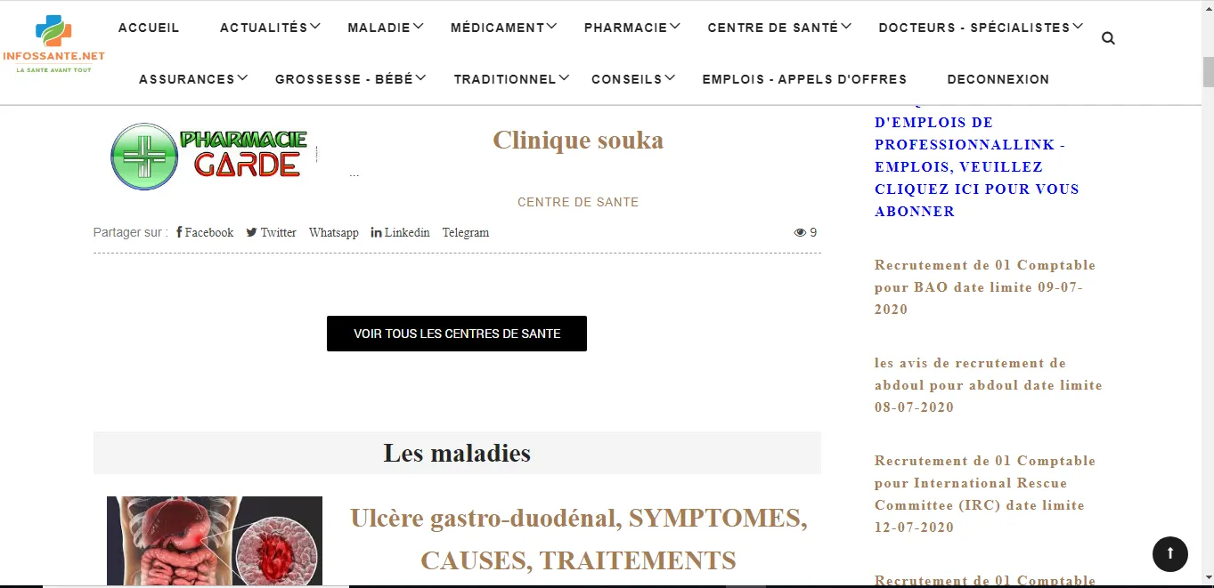 Infossante- pharmacie de garde | Indus Appstore | Screenshot