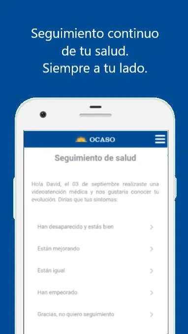 OCASO Video Consulta Médica | Indus Appstore | Screenshot