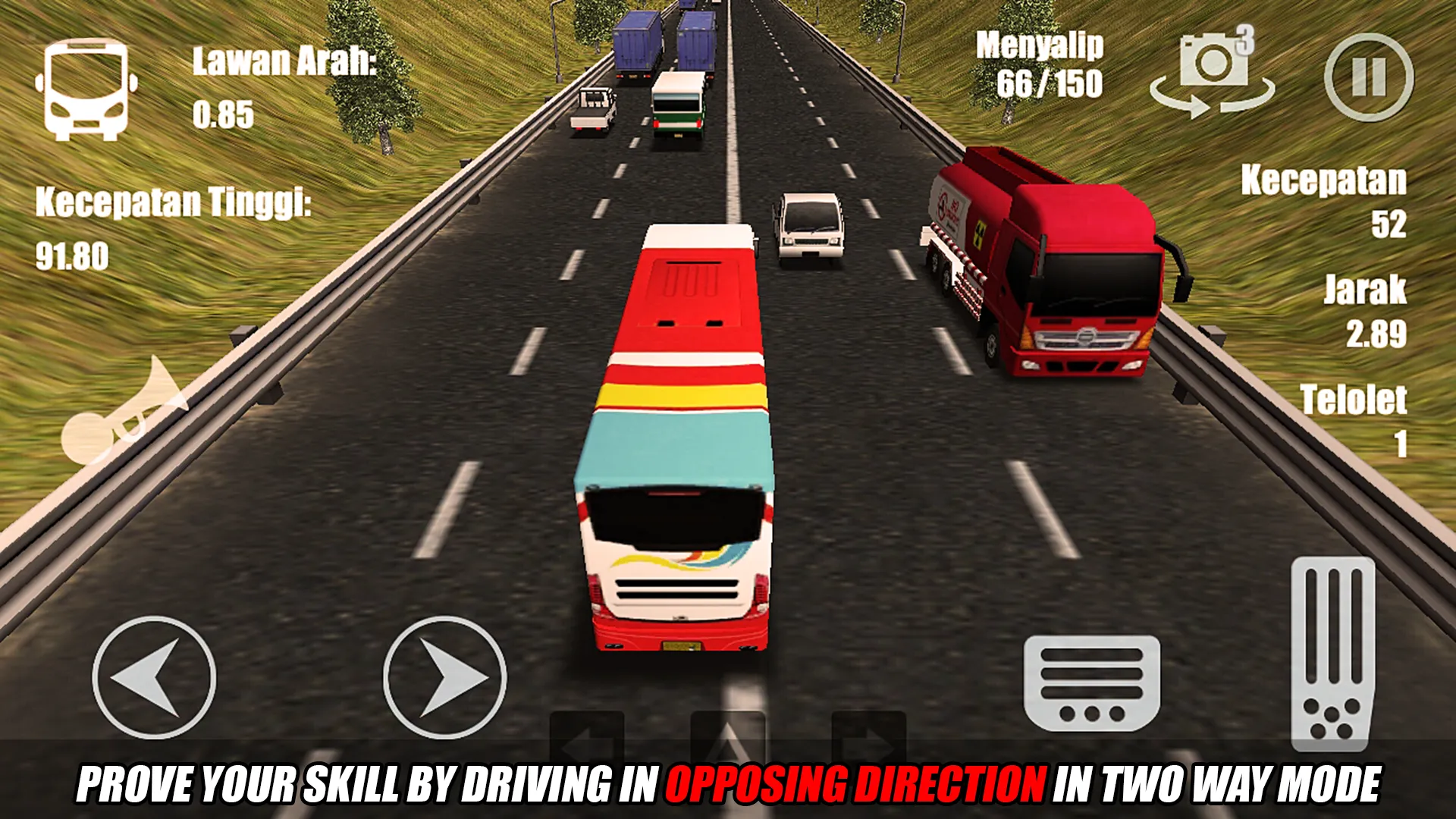 Telolet Bus Driving 3D | Indus Appstore | Screenshot