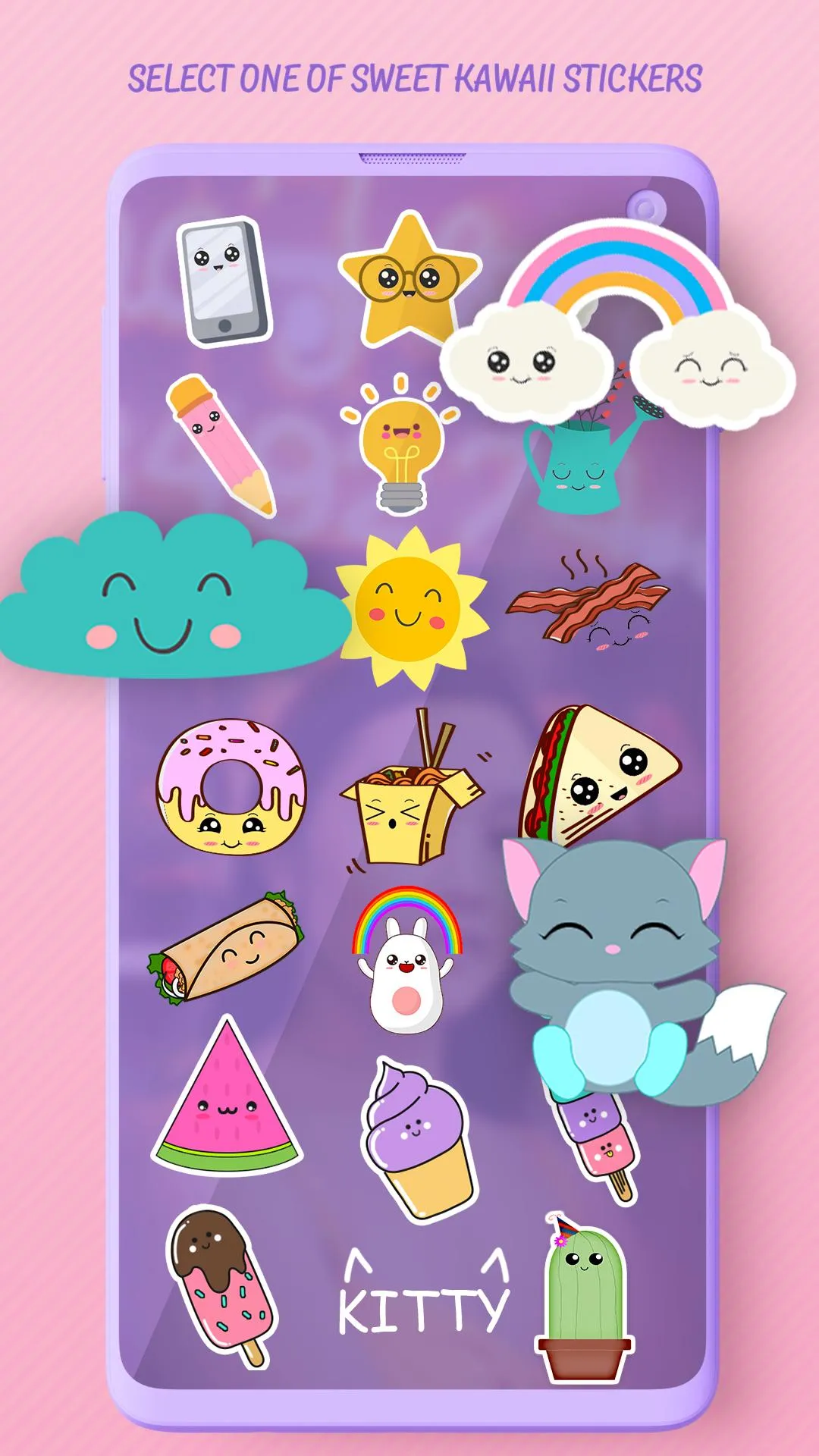 Kawaii Stickers Photo Editor | Indus Appstore | Screenshot