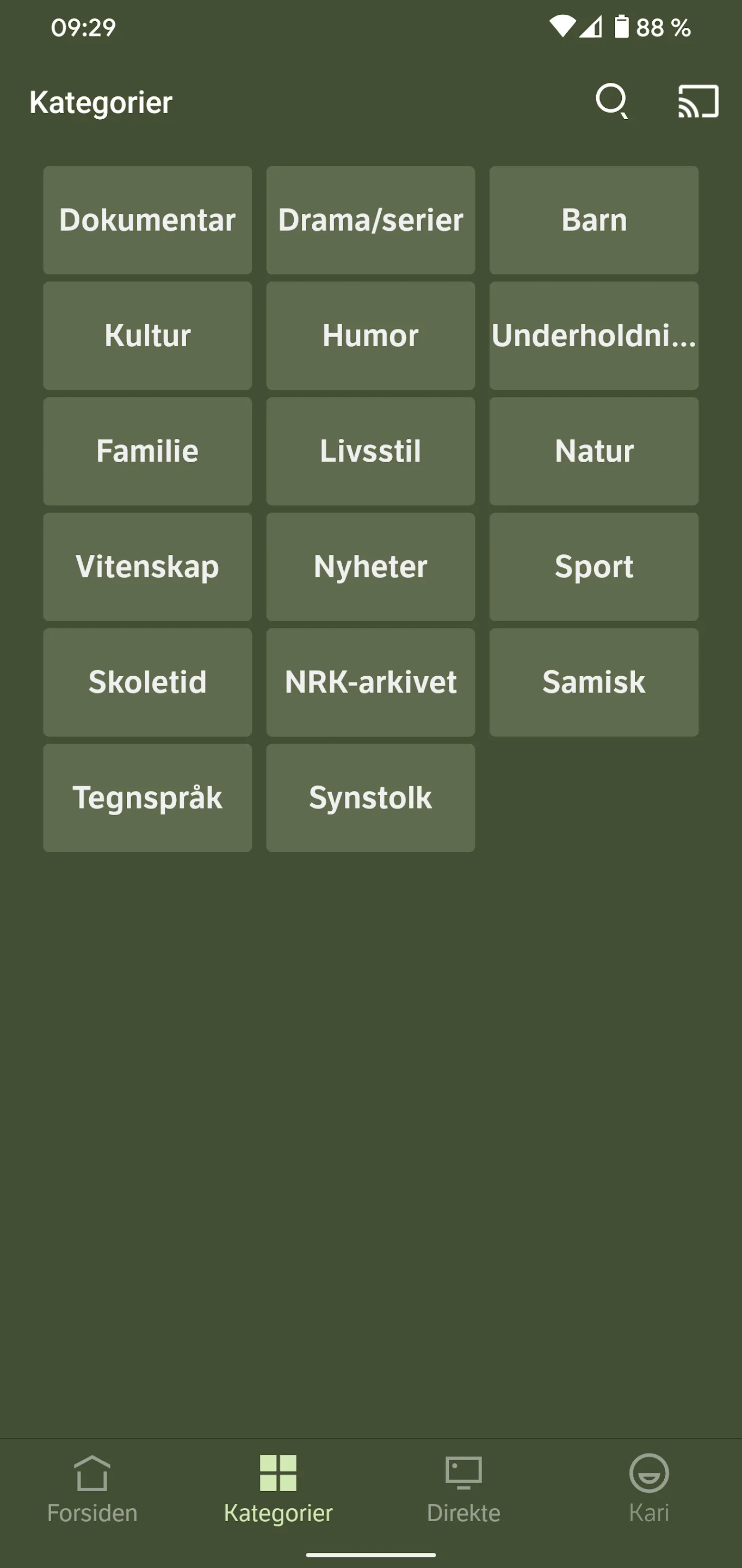 NRK TV | Indus Appstore | Screenshot