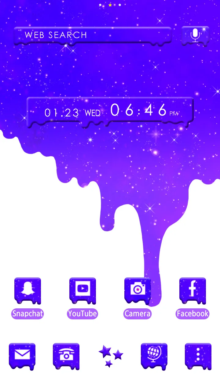 Melty Galaxy Theme | Indus Appstore | Screenshot