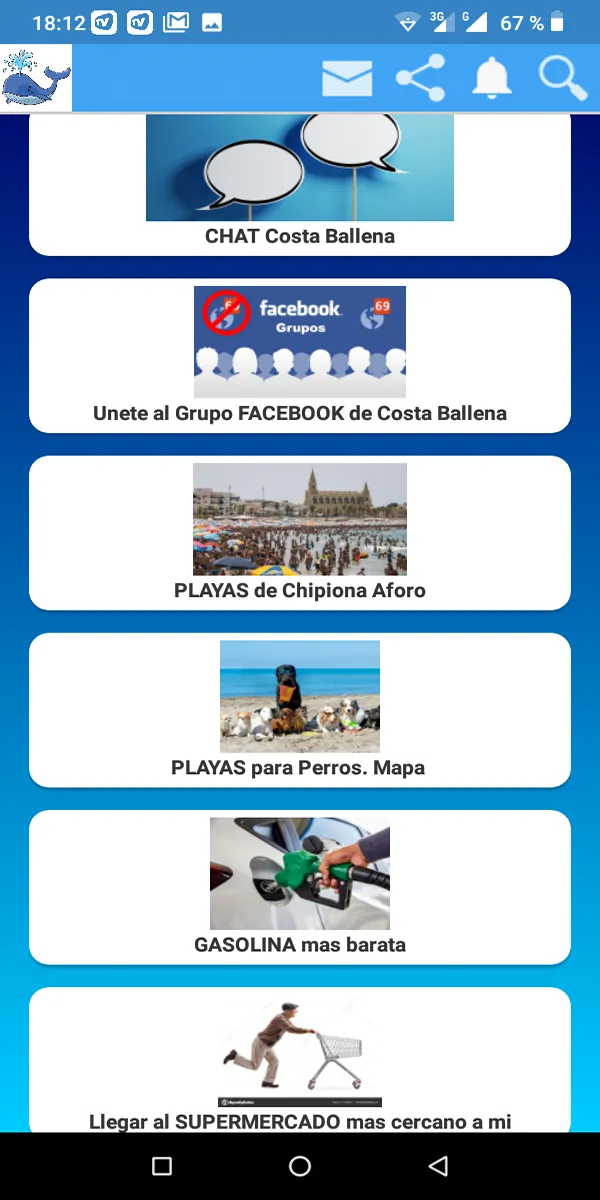 Costa Ballena. Playa, Turismo, | Indus Appstore | Screenshot