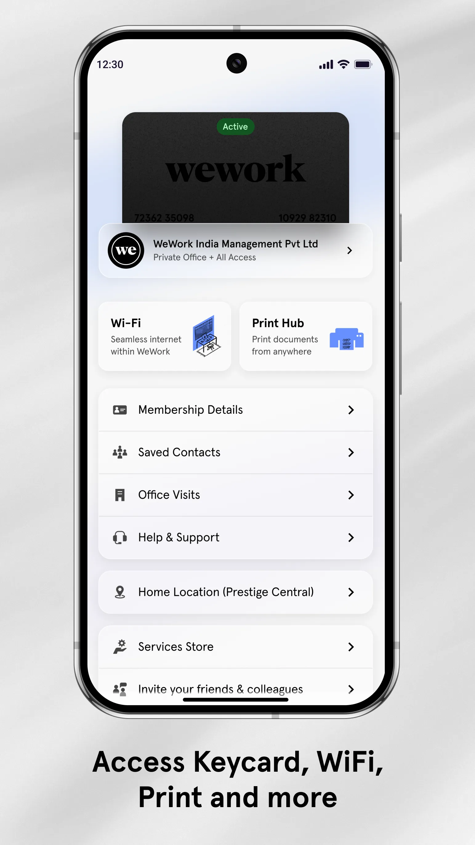 WeWork India | Indus Appstore | Screenshot