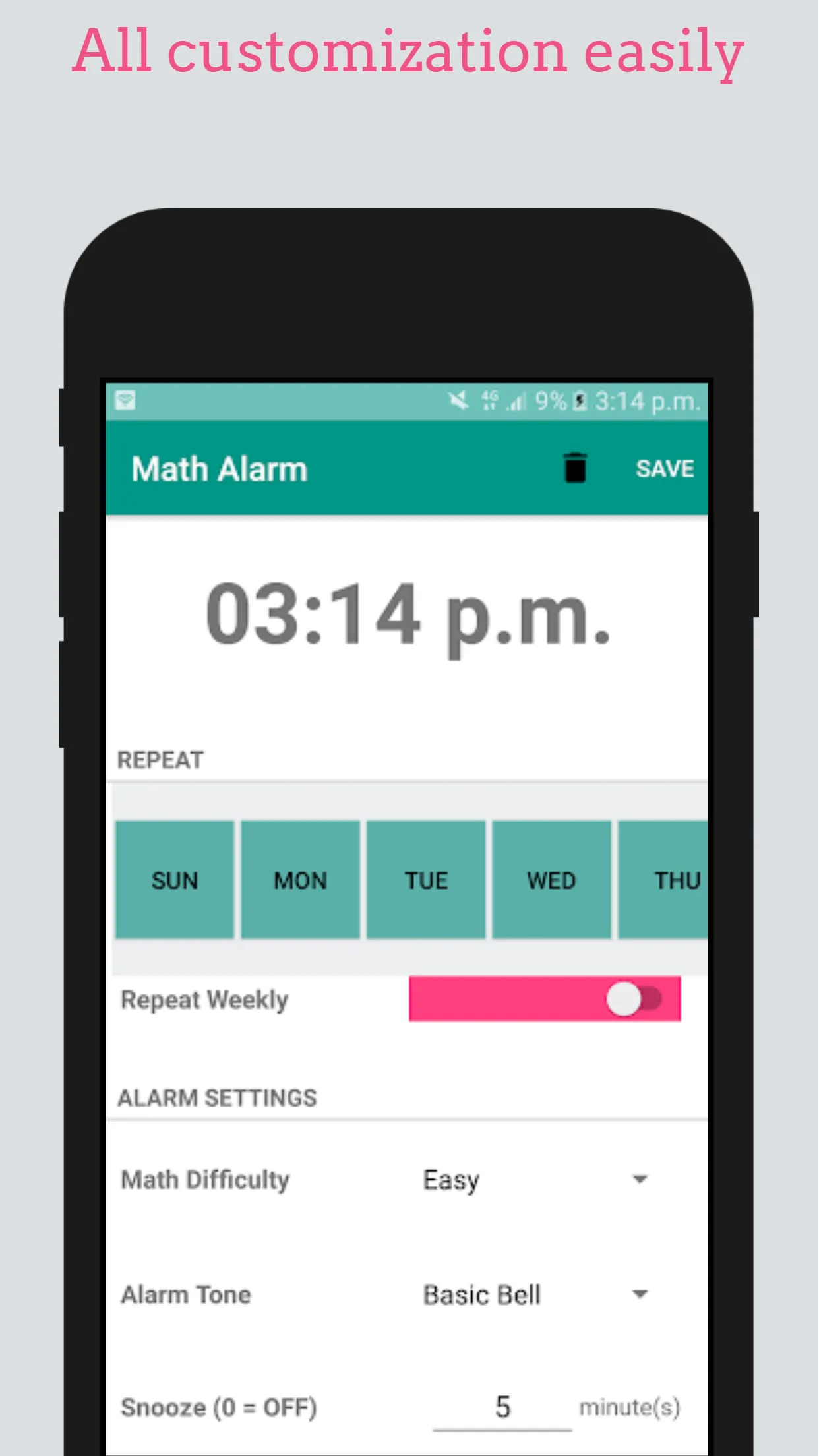 Maths Alarm (2022) | Indus Appstore | Screenshot