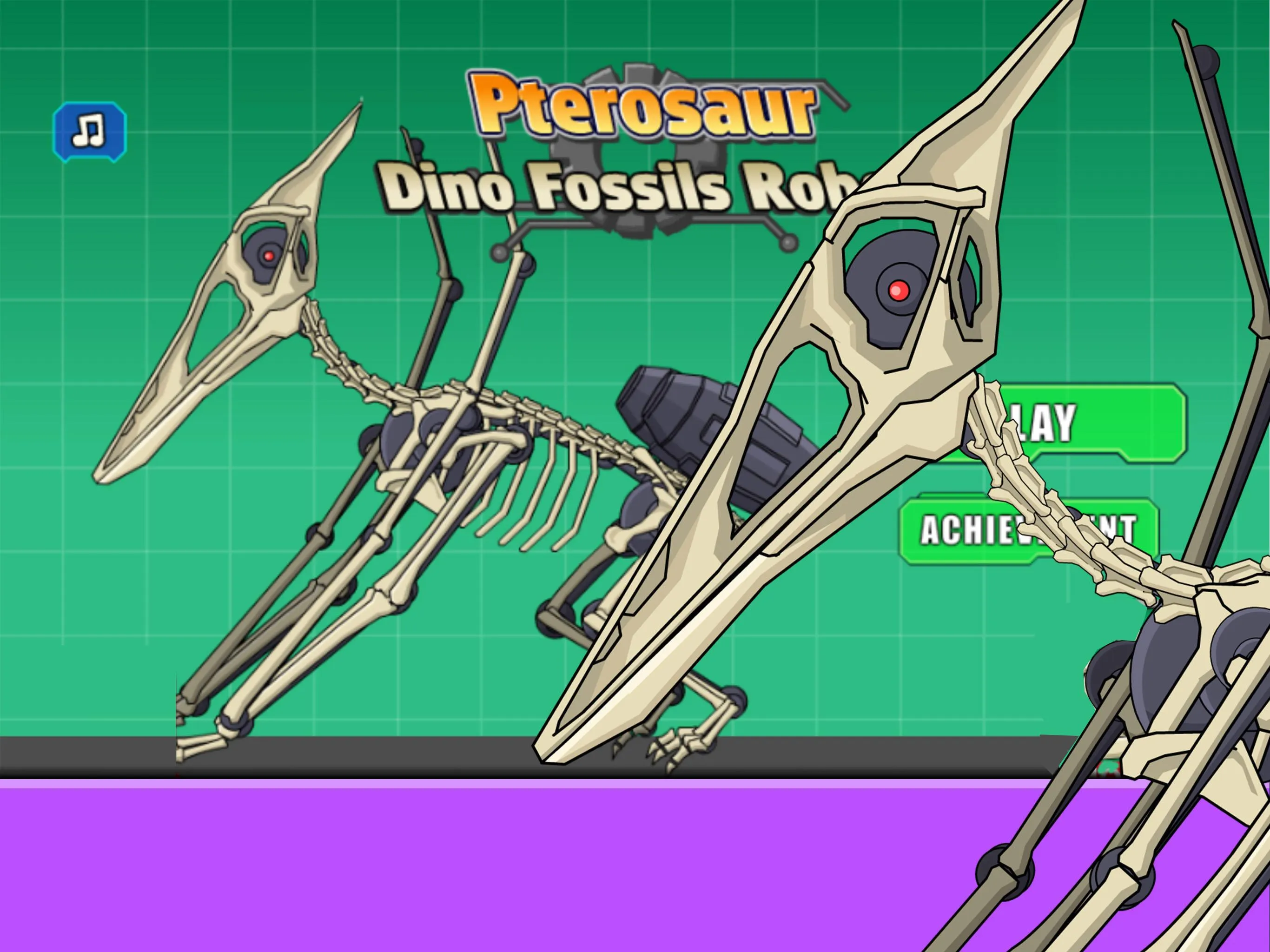 Pterosaur Dino Fossils Robot | Indus Appstore | Screenshot