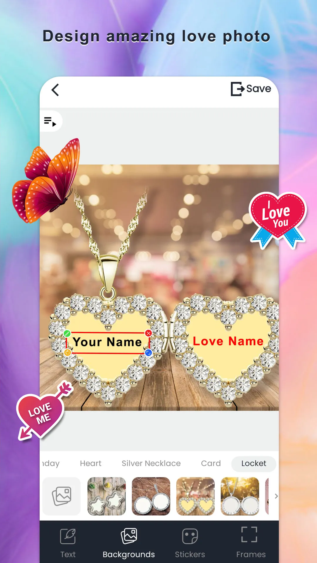 Name on necklace - Name art | Indus Appstore | Screenshot