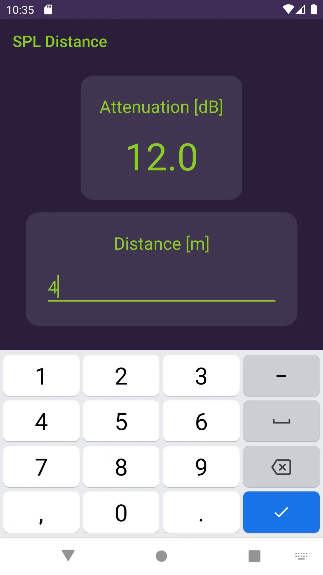 SPL distance | Indus Appstore | Screenshot