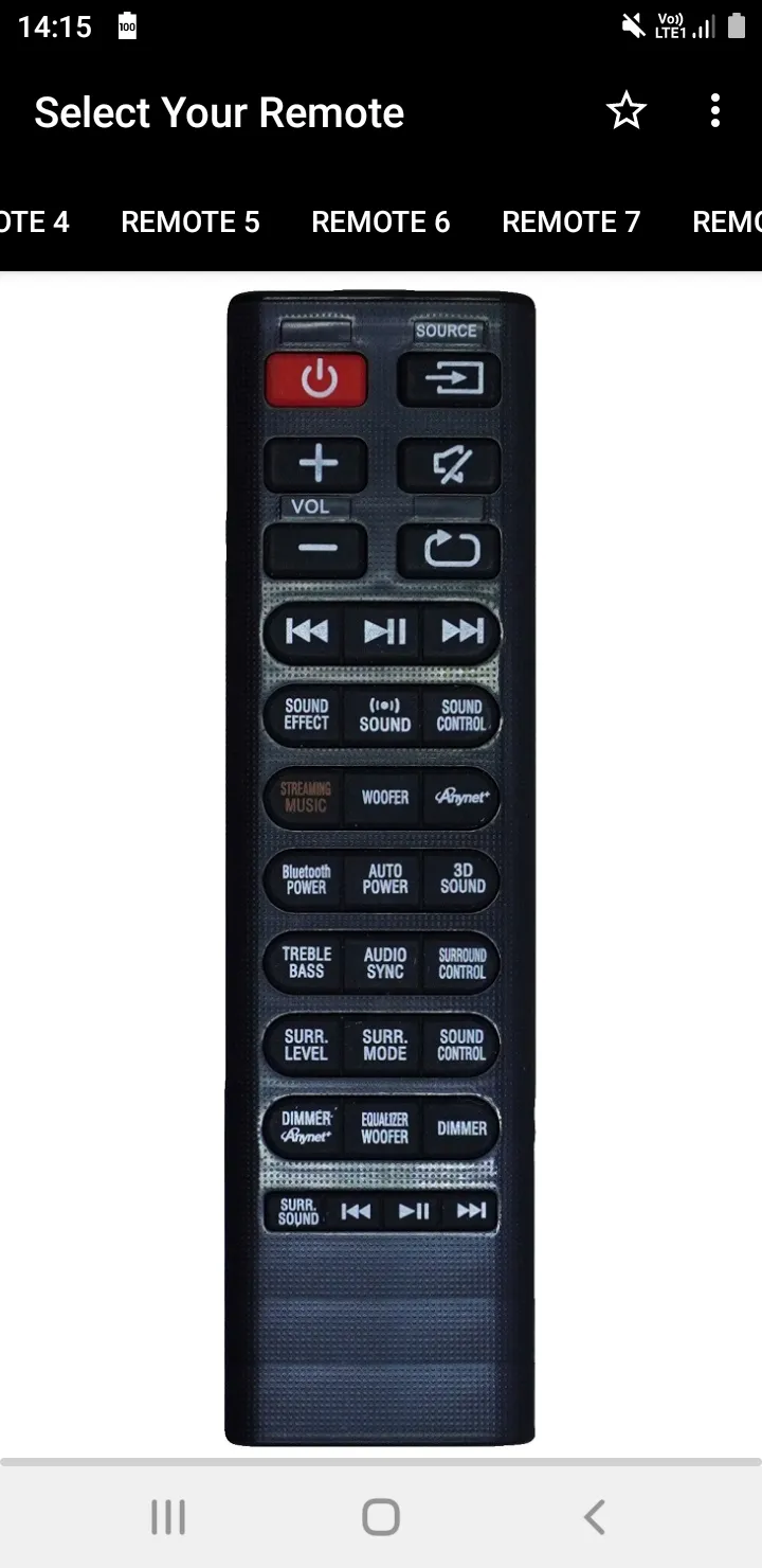 Samsung Soundbar Remote | Indus Appstore | Screenshot