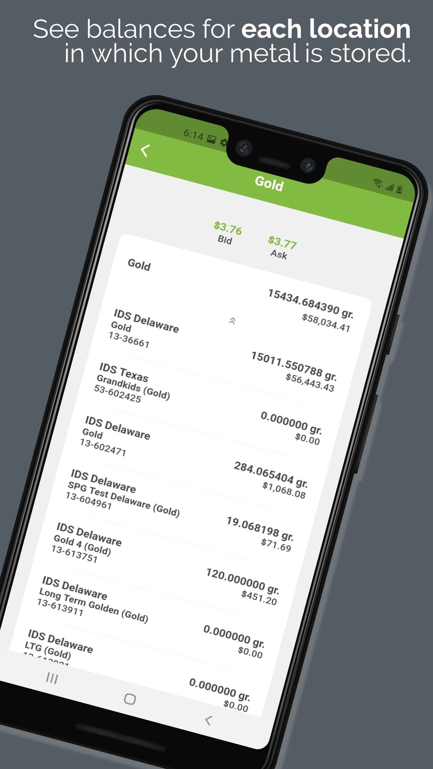 OWNx Precious Metals | Indus Appstore | Screenshot