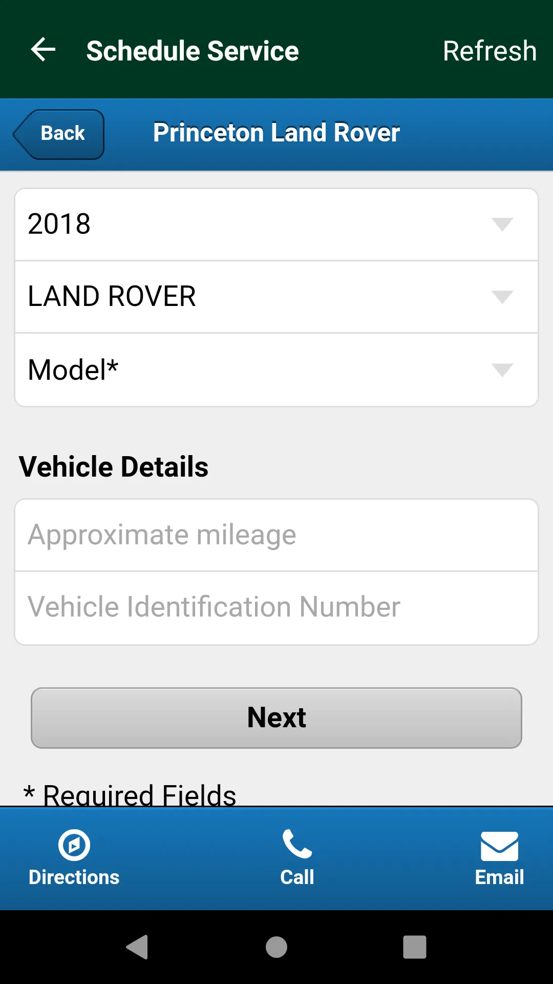 Land Rover Princeton | Indus Appstore | Screenshot