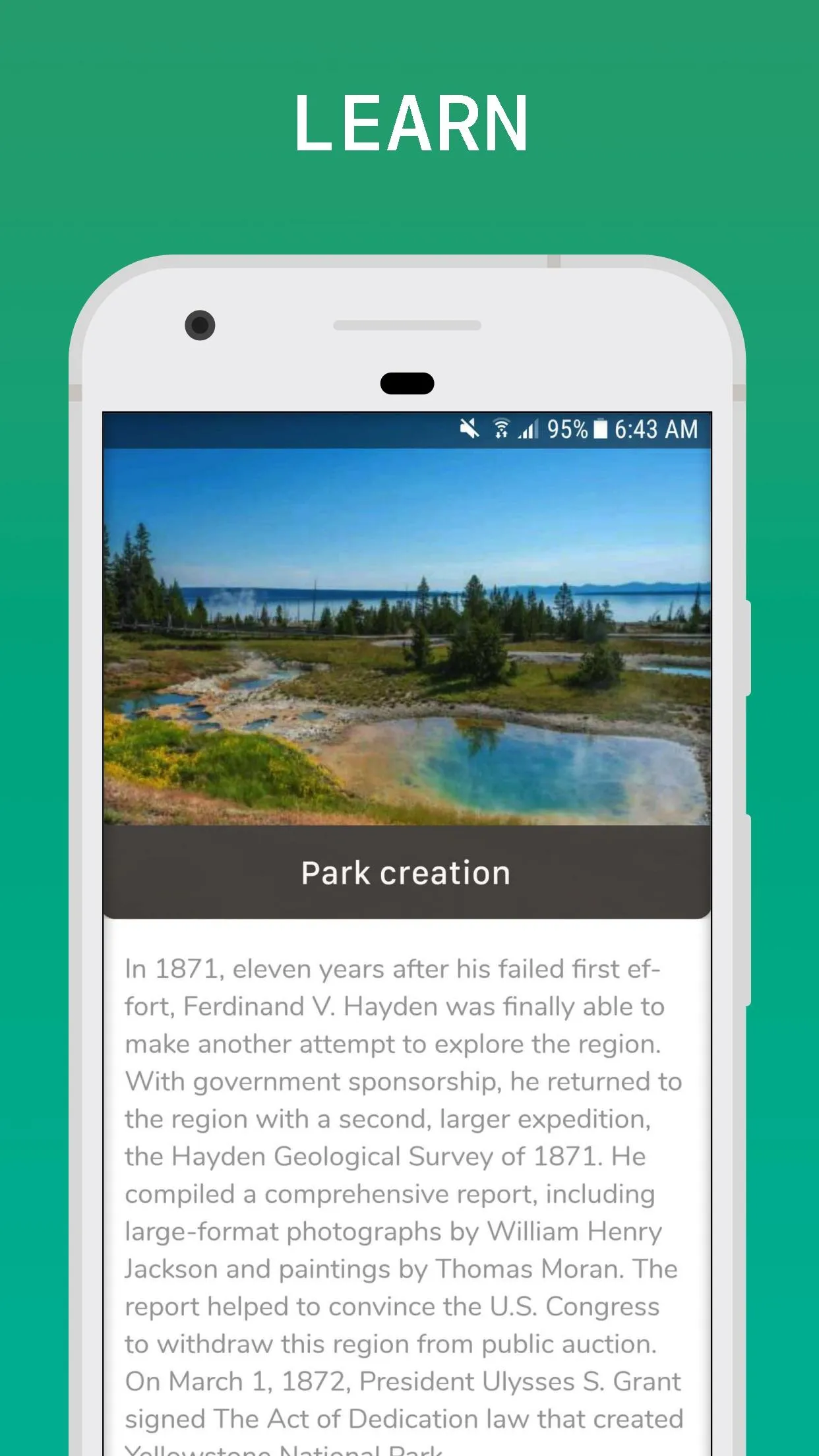 Yellowstone National Park Trav | Indus Appstore | Screenshot