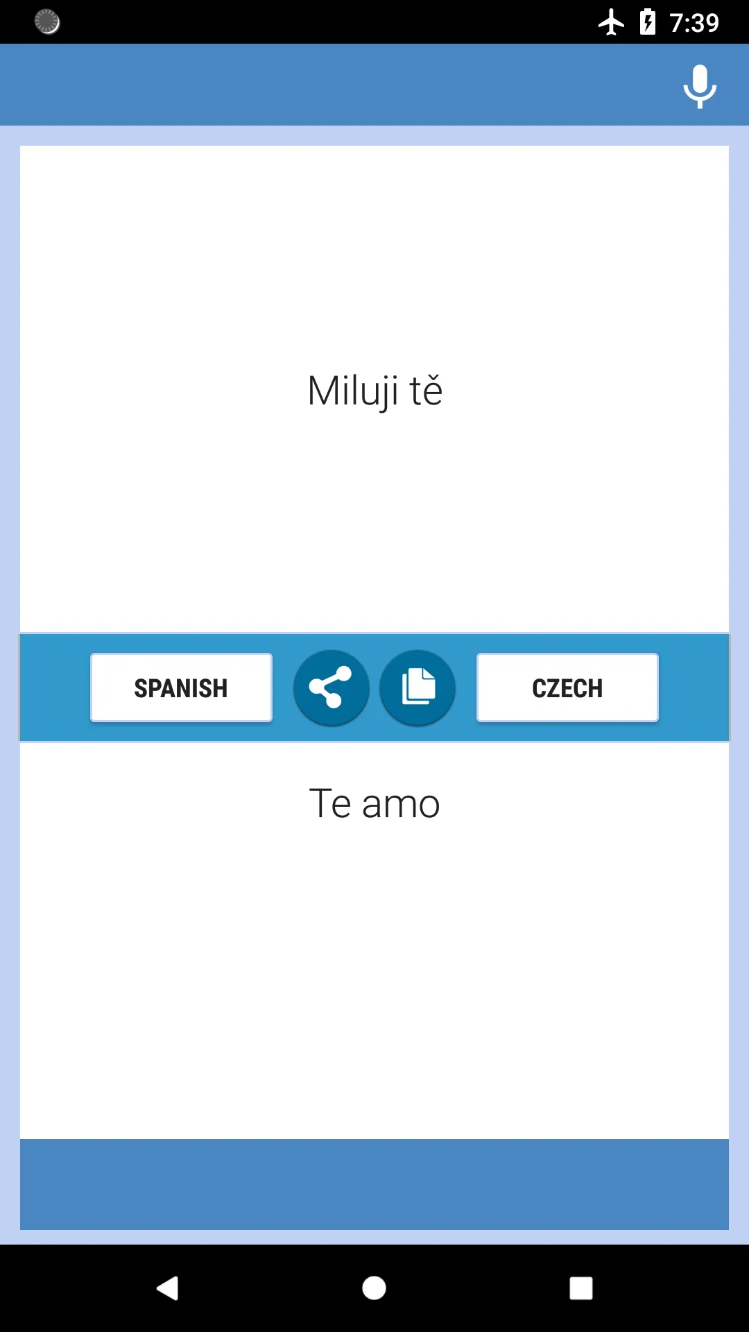 Spanish-Czech Translator | Indus Appstore | Screenshot