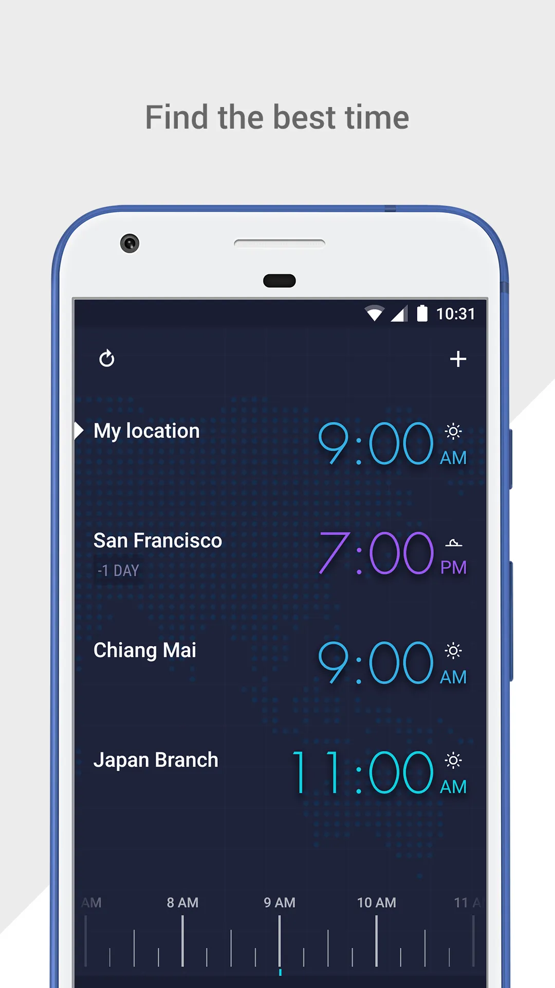 GLOBE: World clock and widget | Indus Appstore | Screenshot