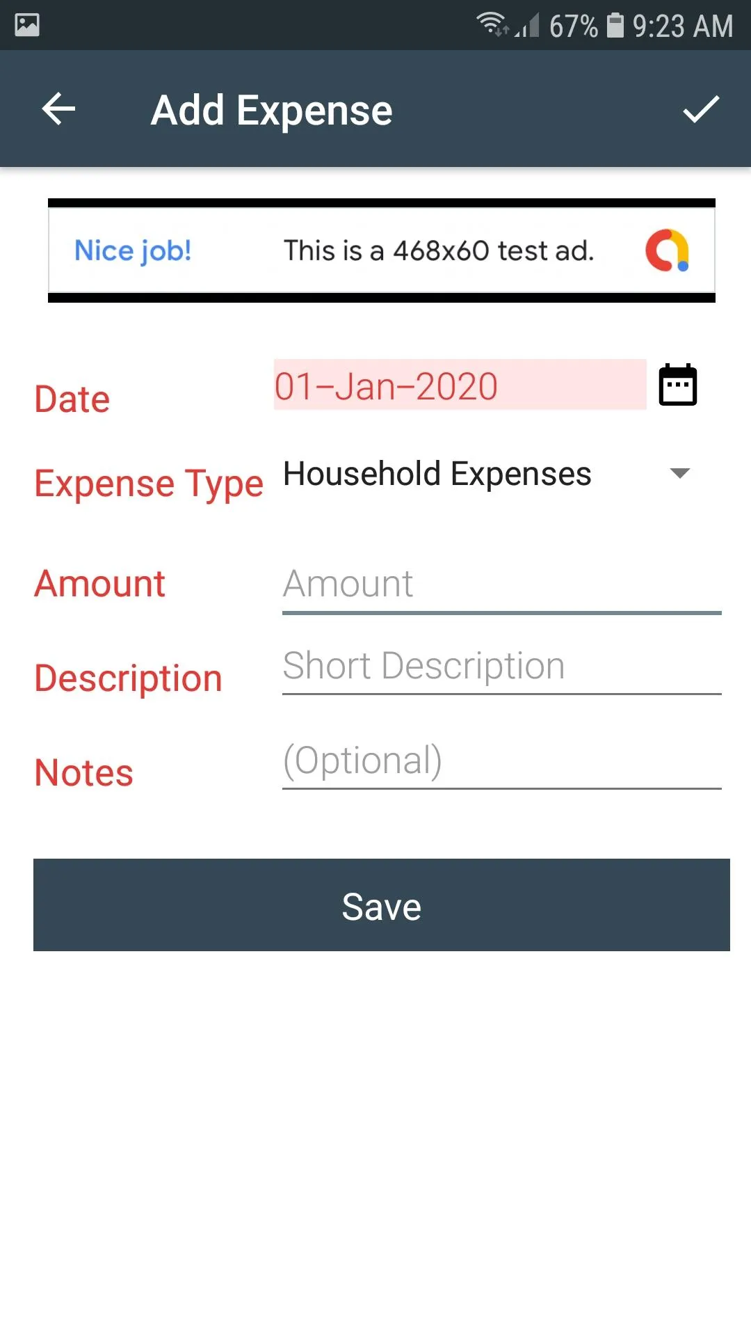 Daily Expense Manager | Indus Appstore | Screenshot