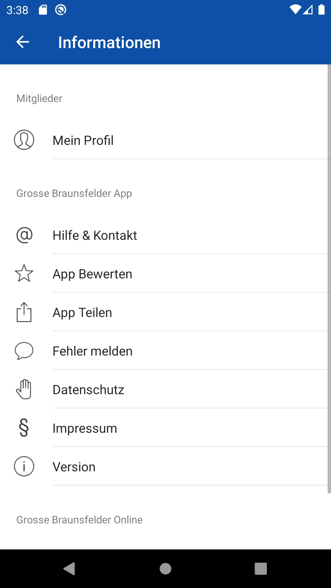 Grosse Braunsfelder | Indus Appstore | Screenshot