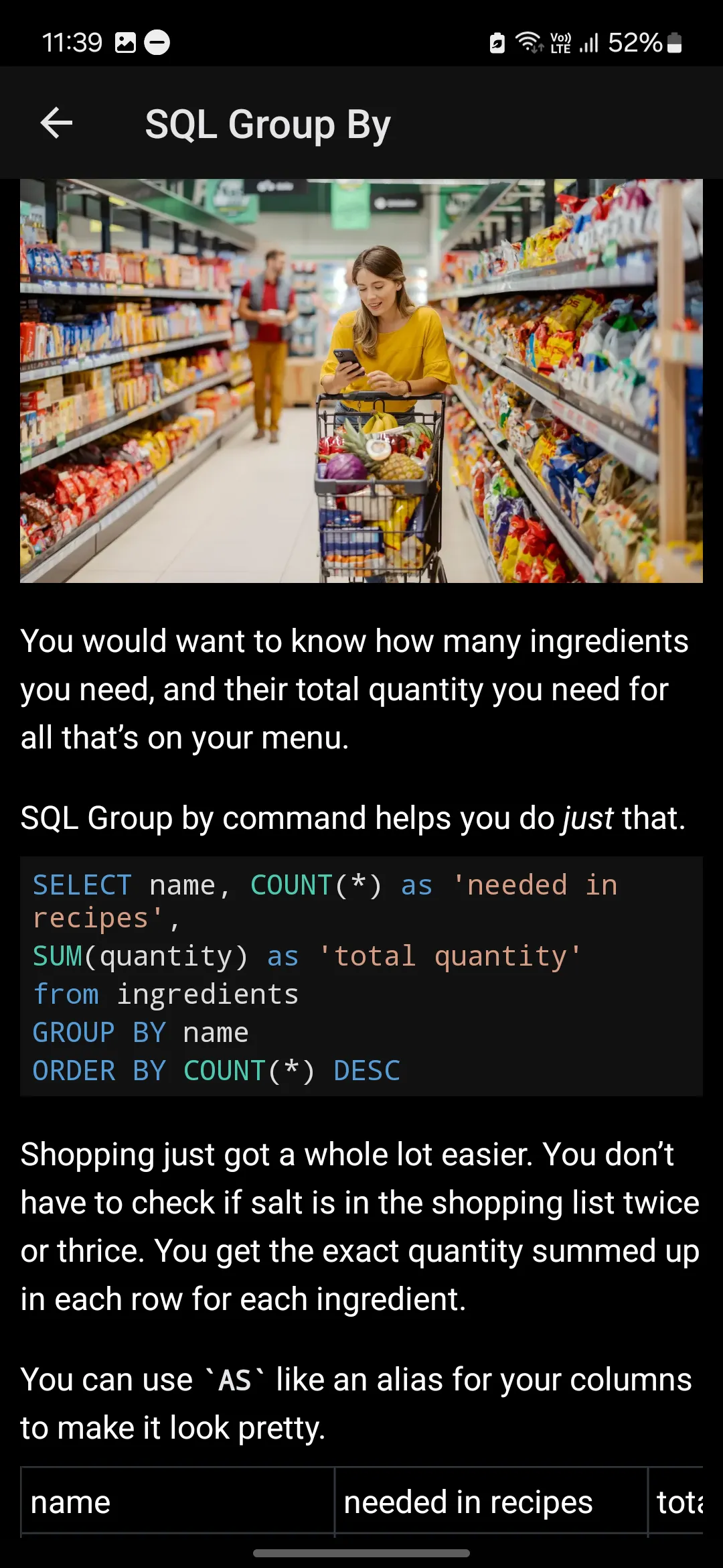 SQL Play — Learn SQL | Indus Appstore | Screenshot