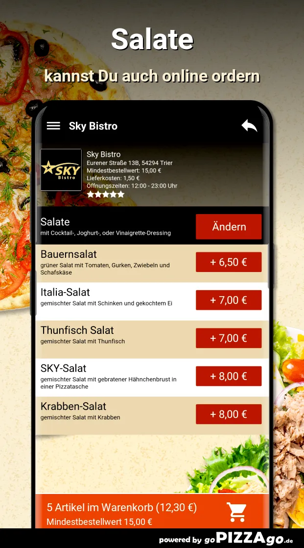 Sky Bistro Trier | Indus Appstore | Screenshot