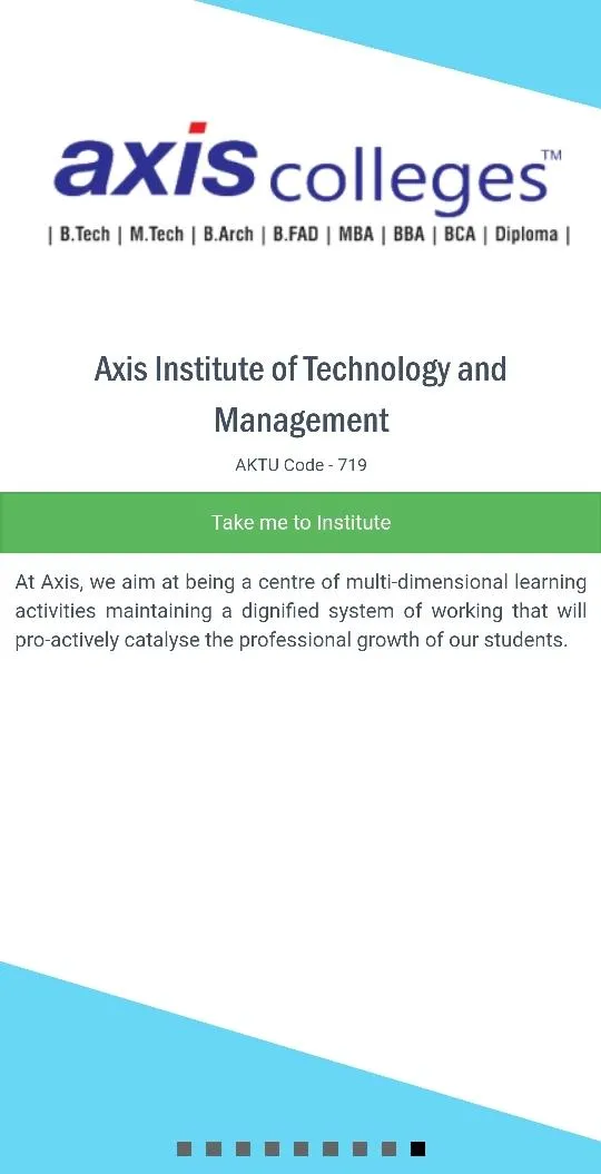 Axis Colleges | Indus Appstore | Screenshot