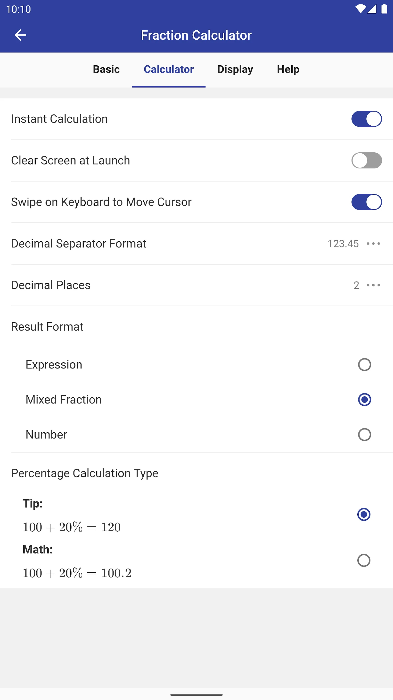 Fraction Calculator: Math Calc | Indus Appstore | Screenshot