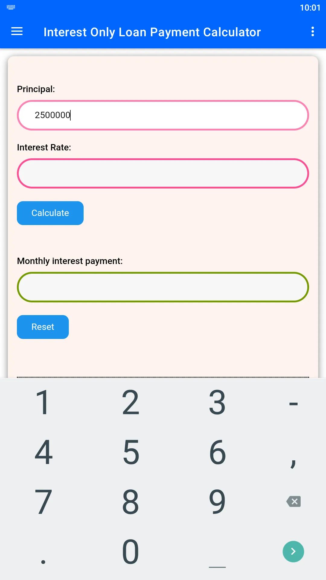 Interest Only Loan Payment | Indus Appstore | Screenshot