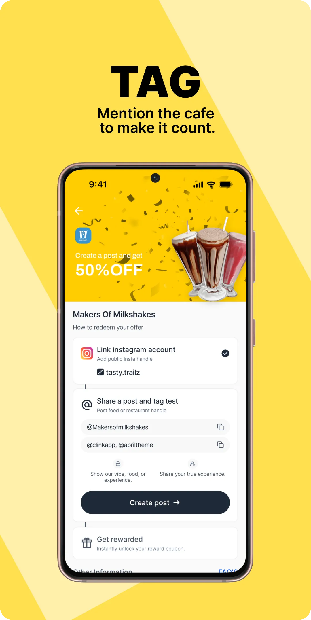 Clink - Rewards Every Bite | Indus Appstore | Screenshot