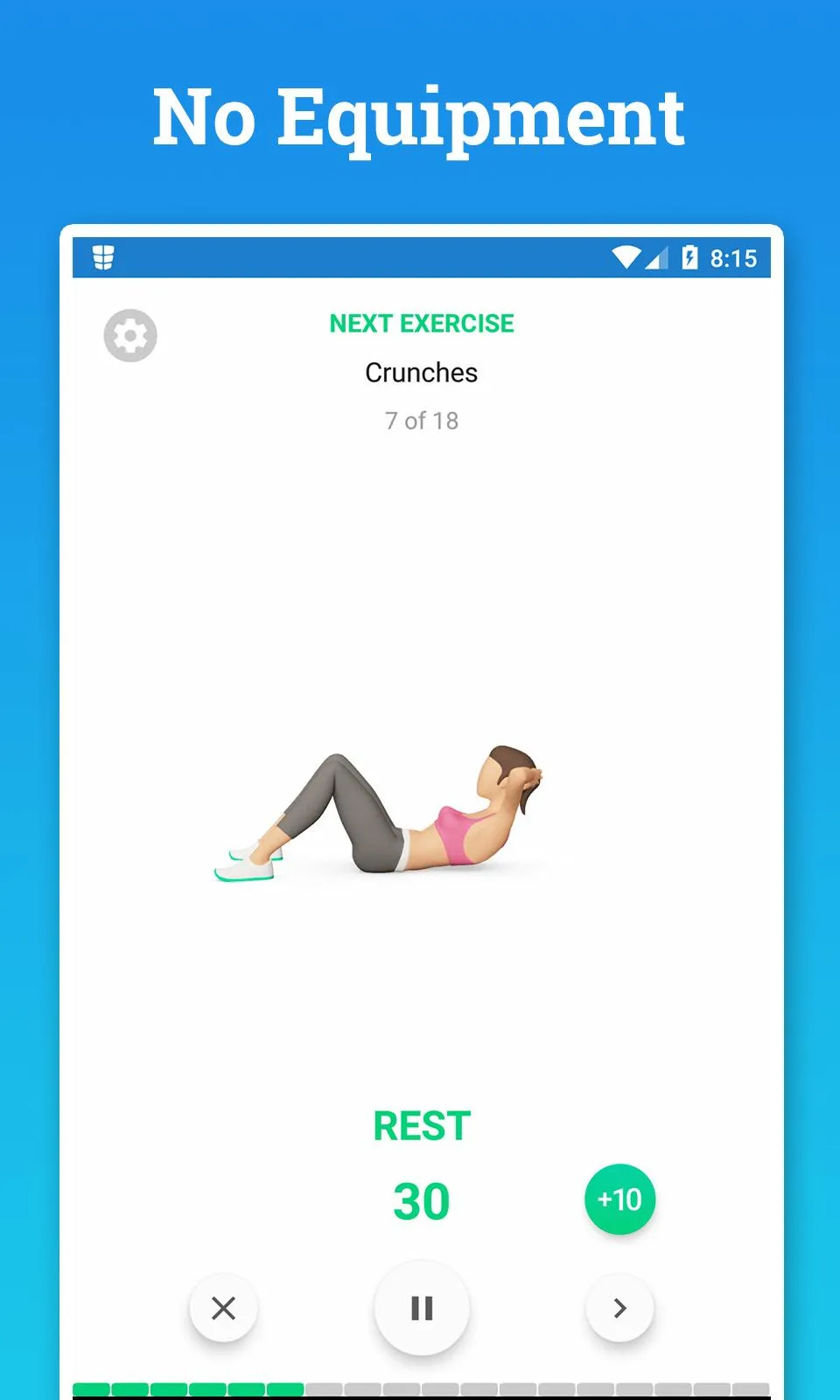 Absbee: Core & Stomach Workout | Indus Appstore | Screenshot