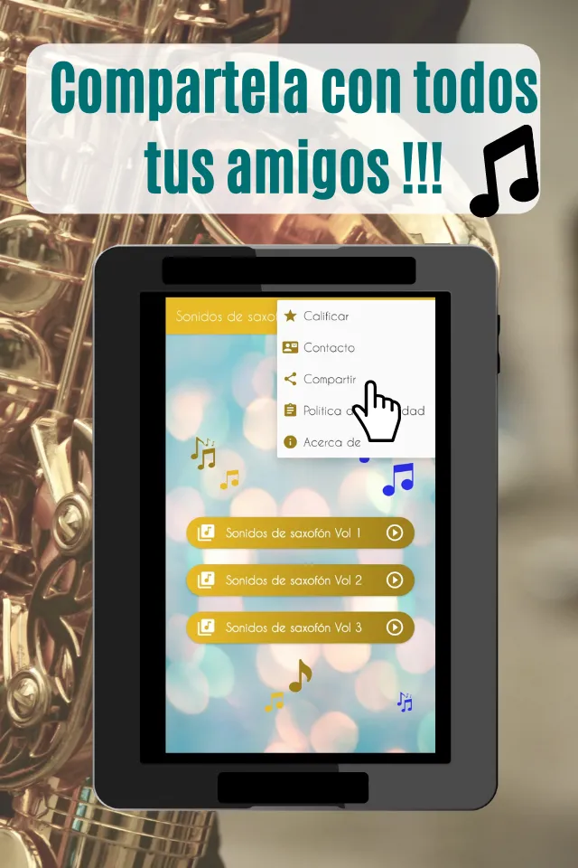 Sonidos de Saxofón, tonos. | Indus Appstore | Screenshot