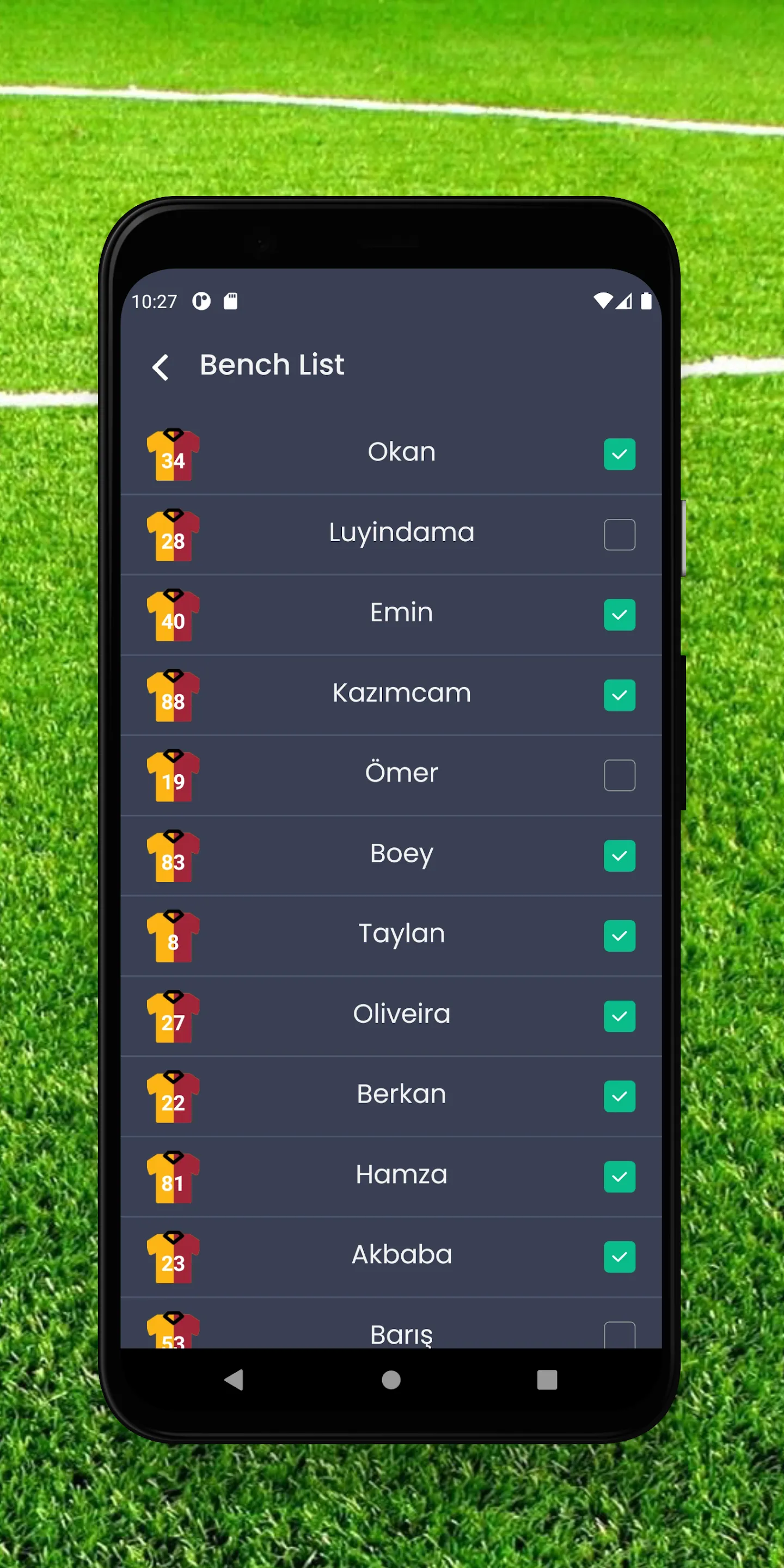 Lineupper - Lineup Builder | Indus Appstore | Screenshot