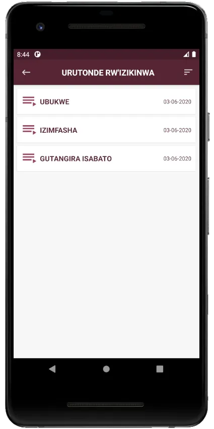 INDIRIMBO ZO GUHIMBAZA IMANA | Indus Appstore | Screenshot