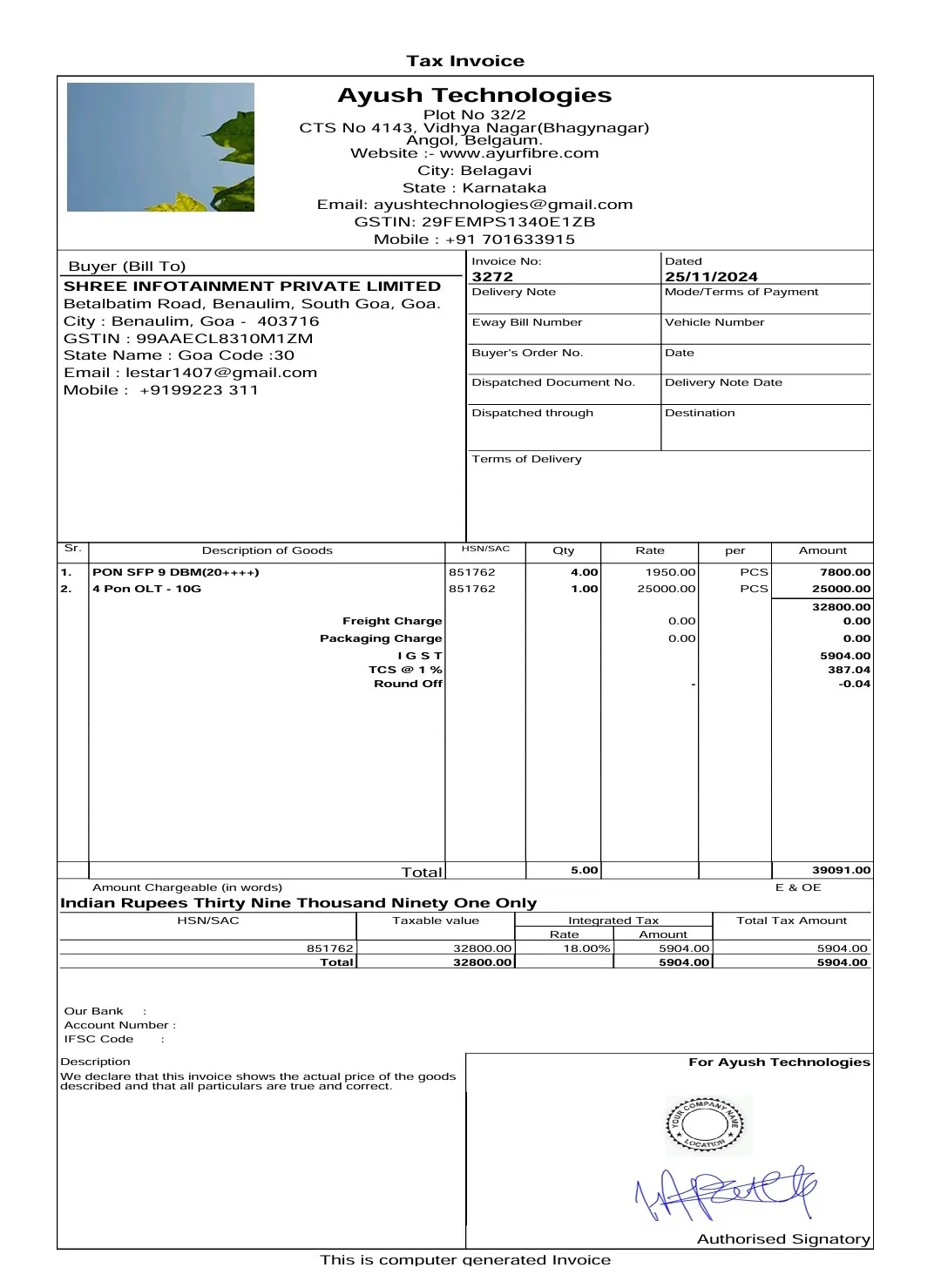 Tally Mobile GST Billing App | Indus Appstore | Screenshot