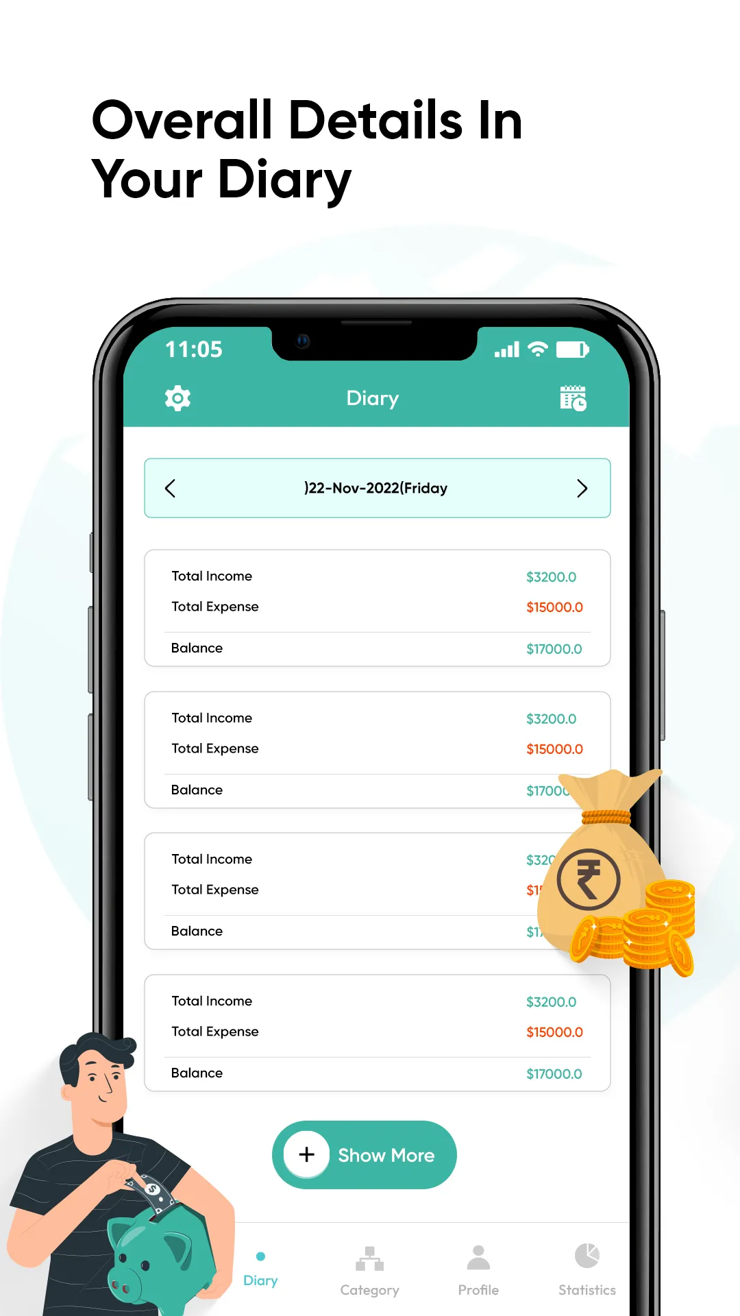 Daily Expenses Manager | Indus Appstore | Screenshot