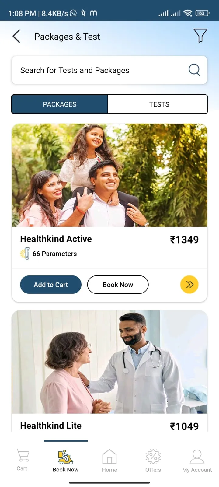 Pathkind Labs - Blood Test | Indus Appstore | Screenshot