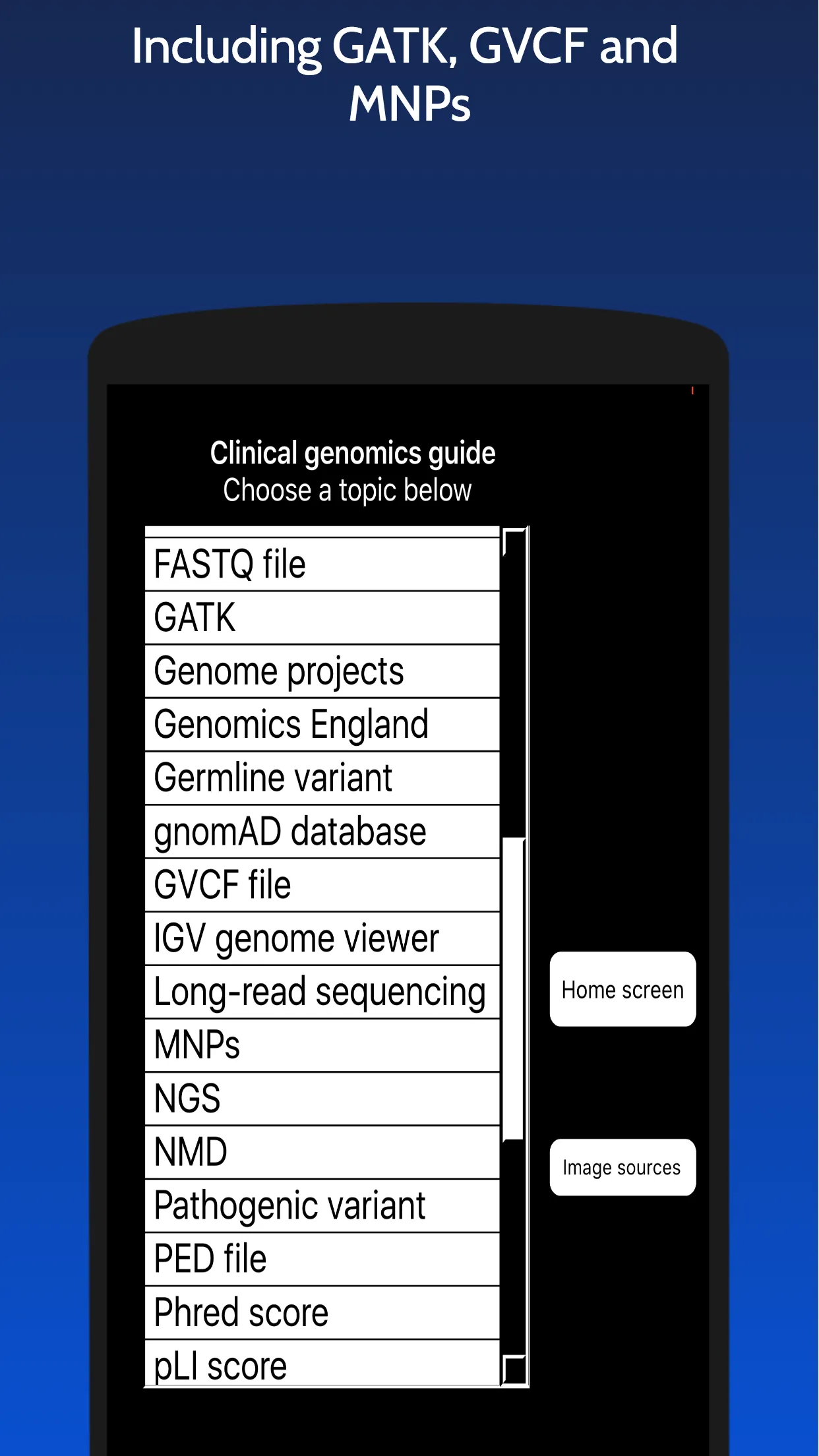 Clinical Genomics Guide | Indus Appstore | Screenshot